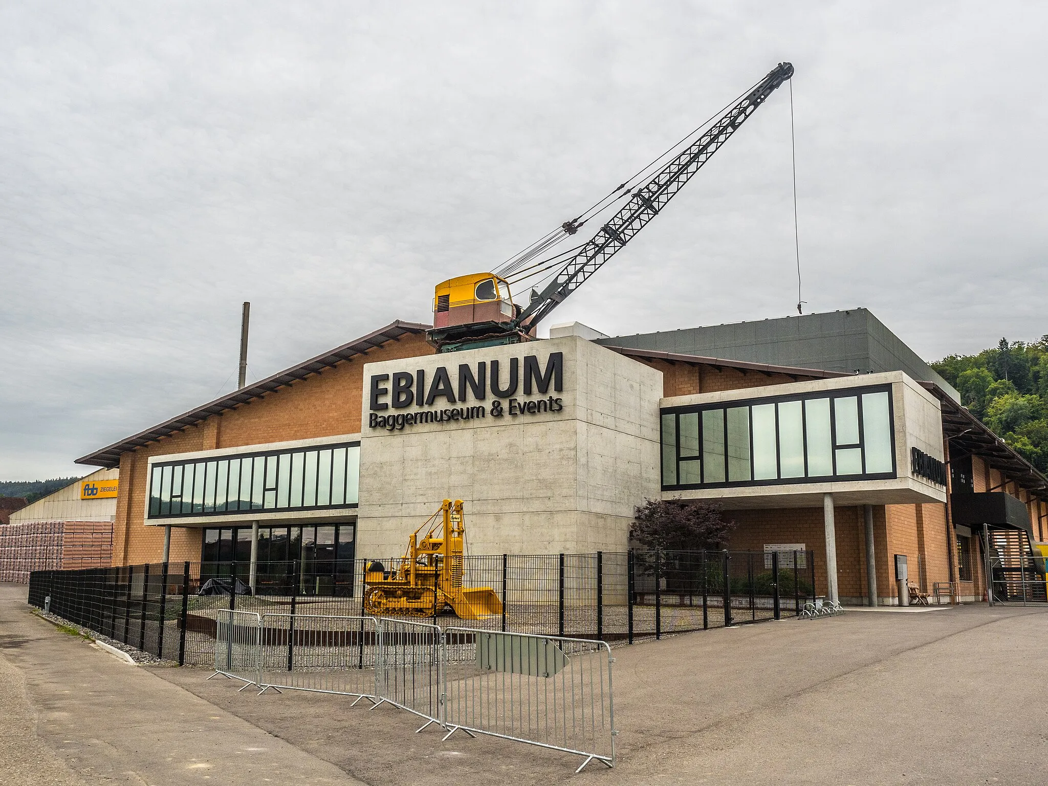 Photo showing: EBIANUM Excavator Museum, Fisibach, Canton of Aargau, Switzerland