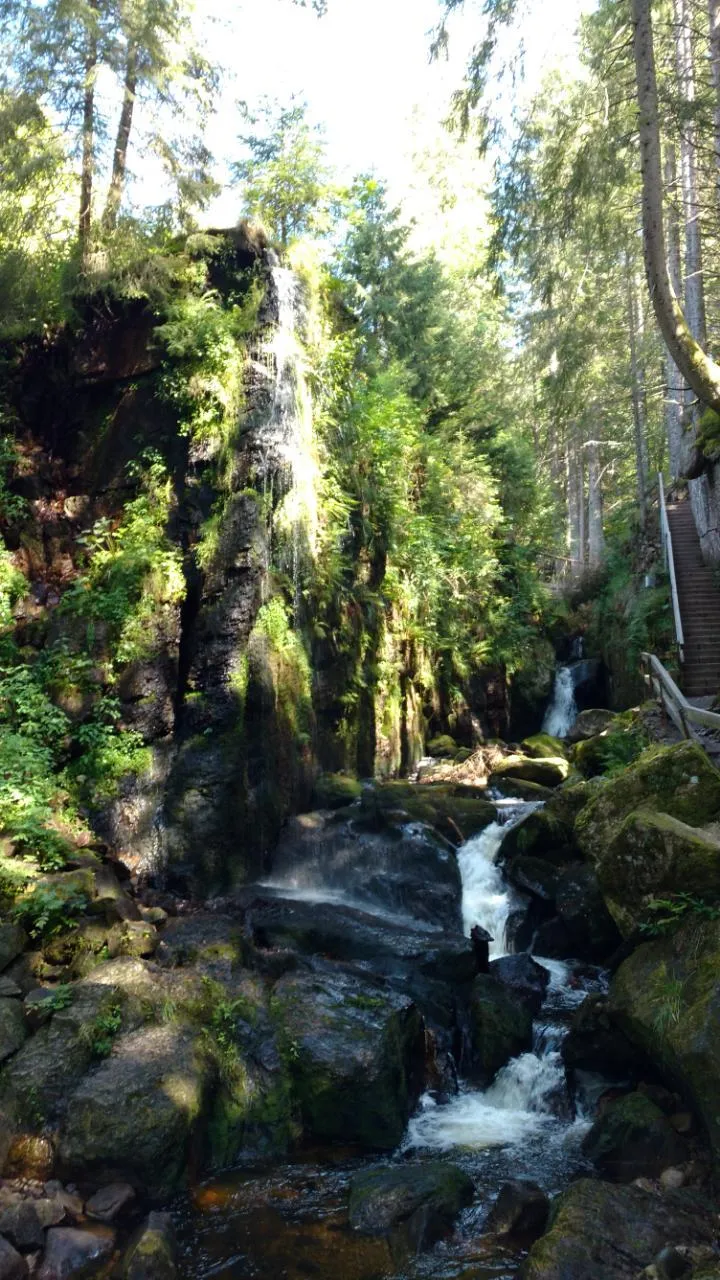 Photo showing: Klein, aber fein, der Menzenschwander Wasserfall