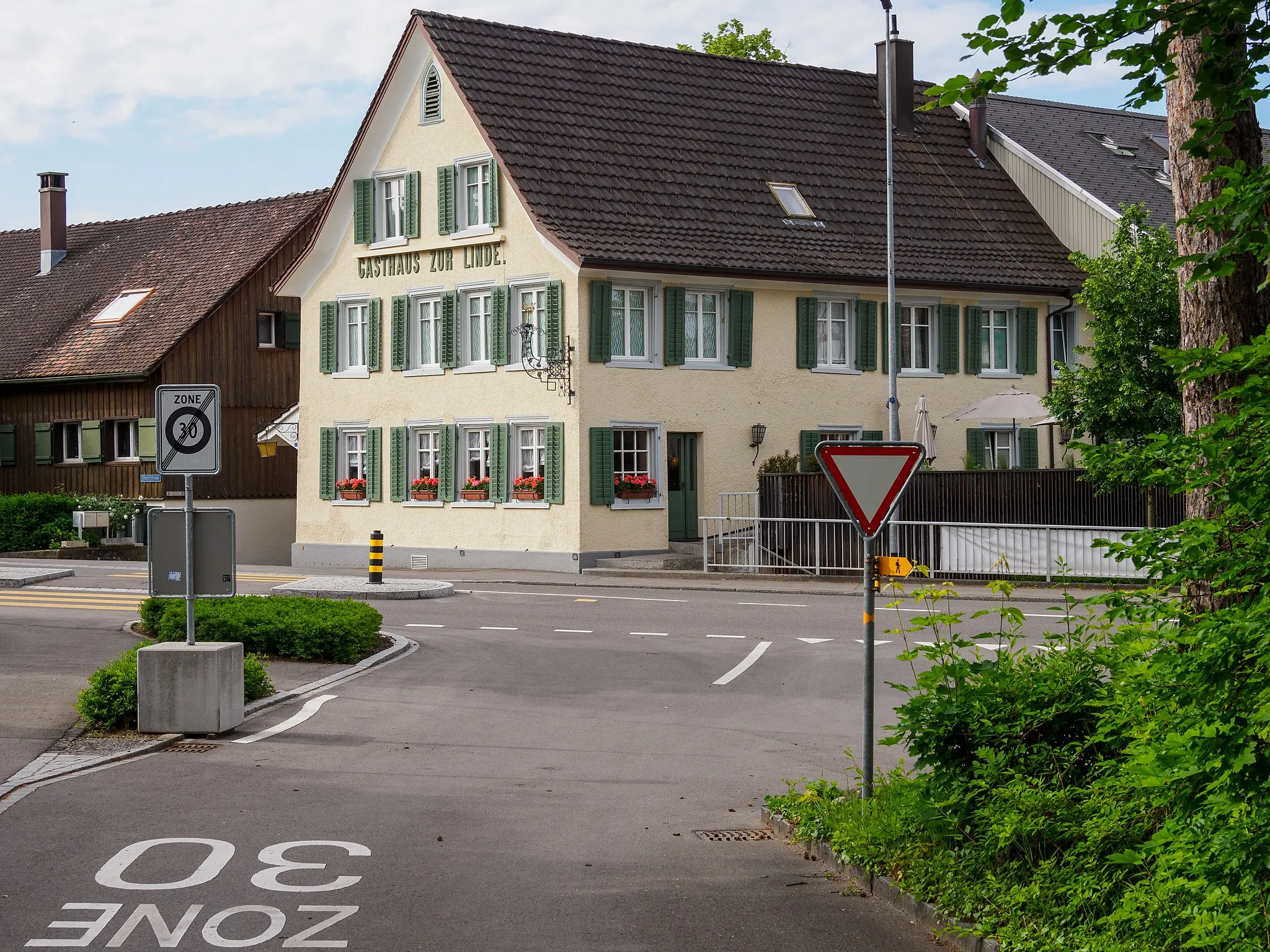 Photo showing: Gasthaus "zur Linde" in Tägerwilen TG