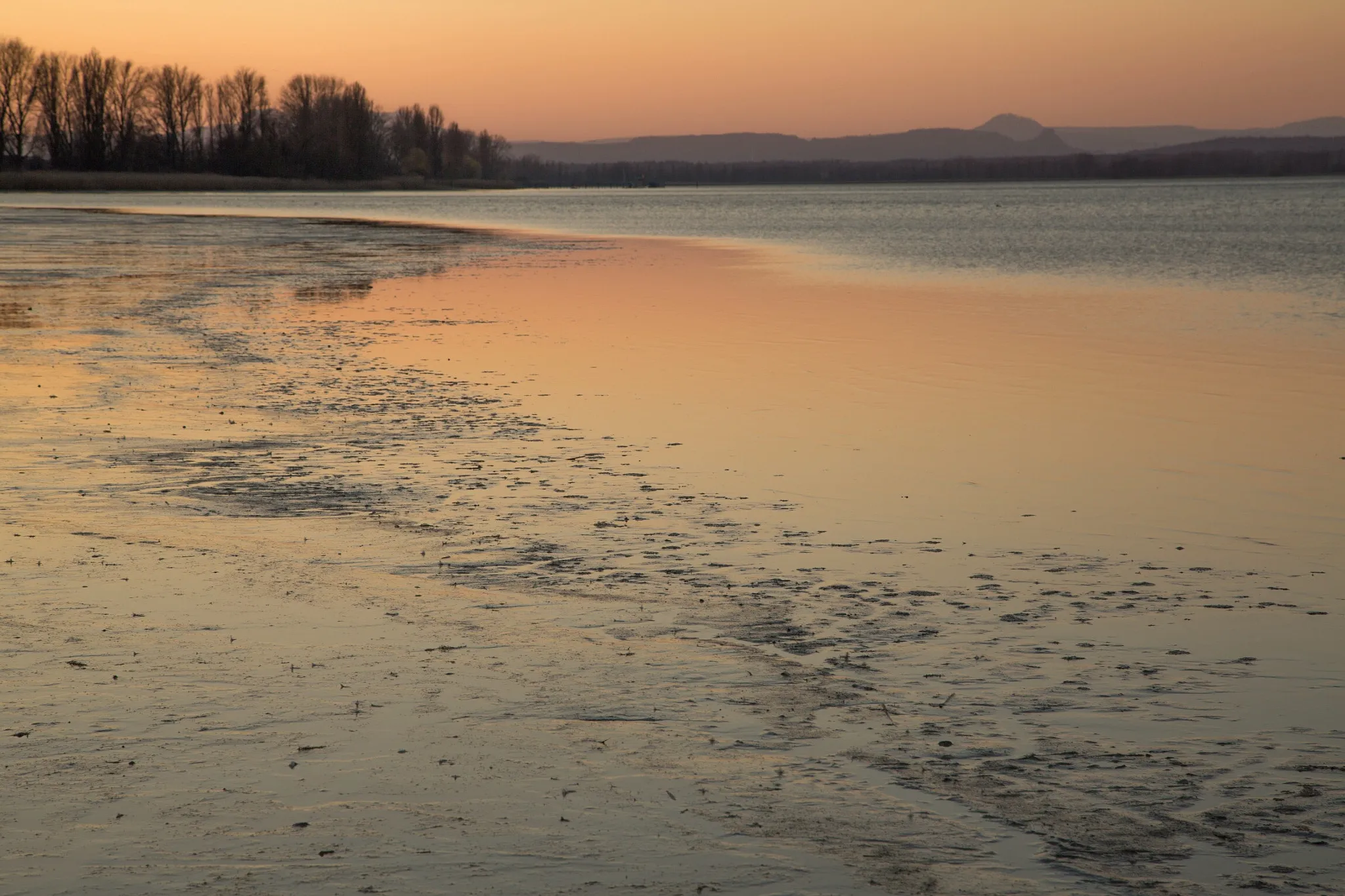 Photo showing: 500px provided description: Bodensee Watt [#Sonnenuntergang ,#Bodensee ,#Hegau ,#Abendstimmung]