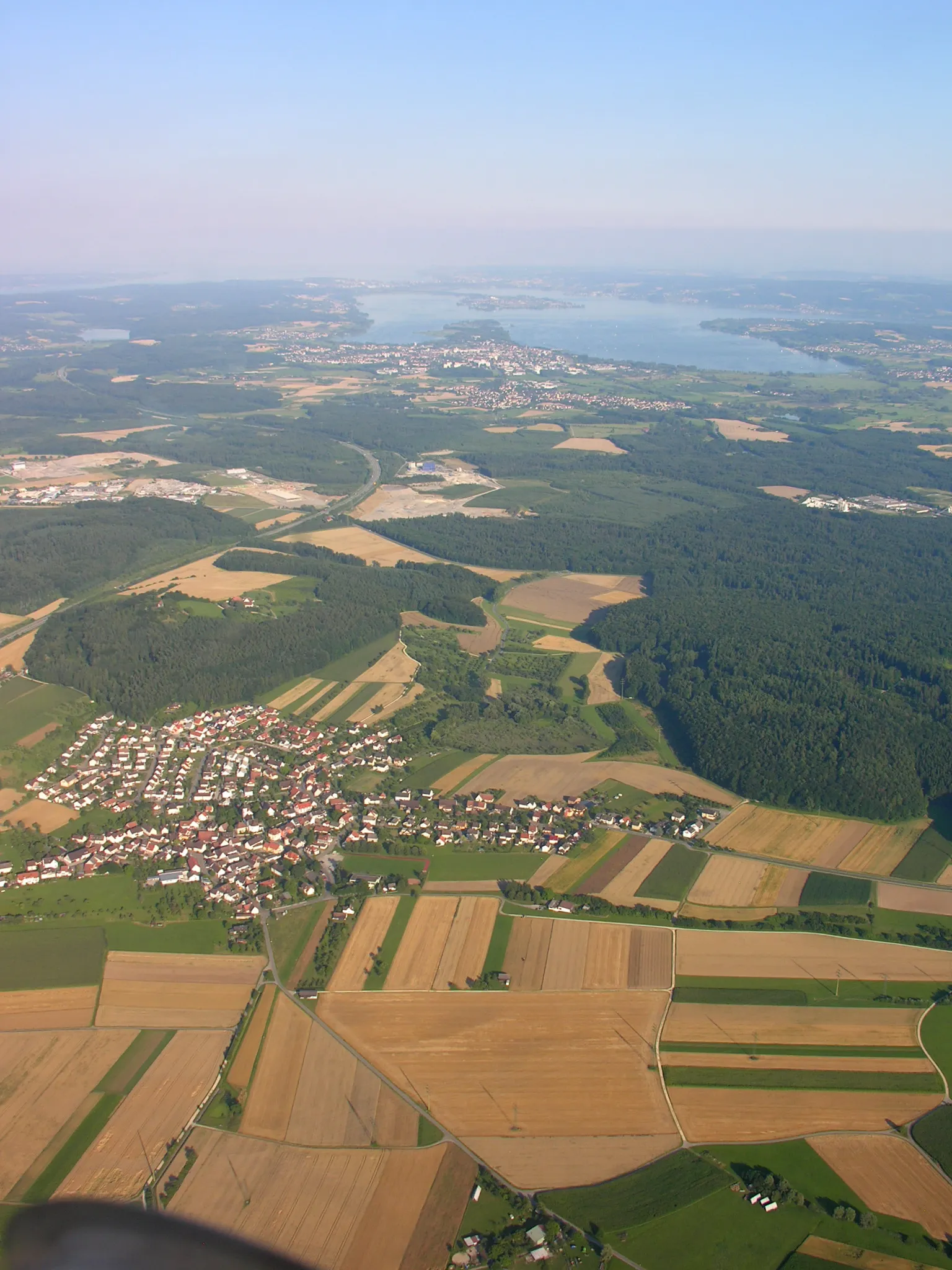 Photo showing: Aerial View of Friedingen