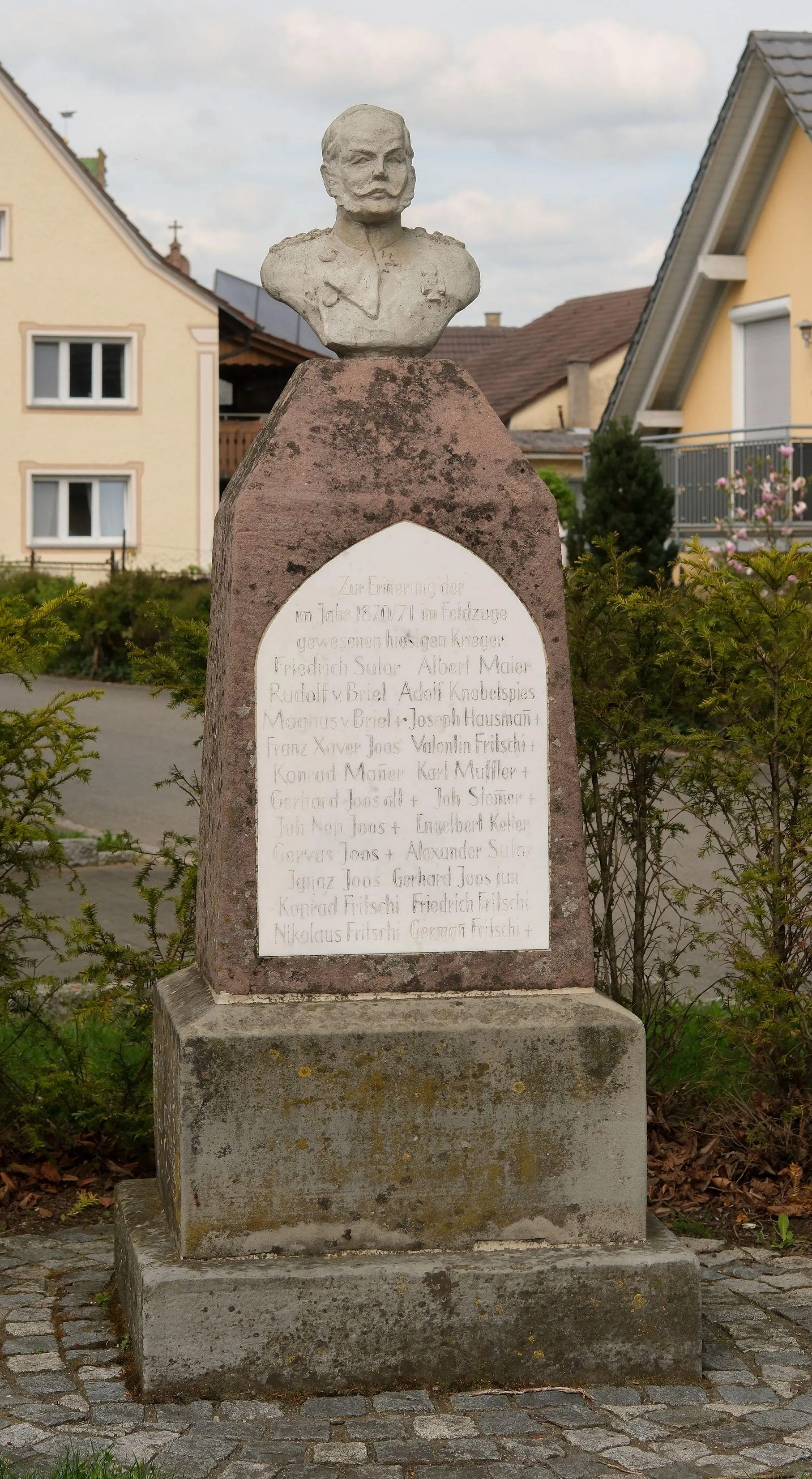 Photo showing: Denkmal für die Kriegsteilnehmer am Deutsch-Französchen Krieg 1870/71