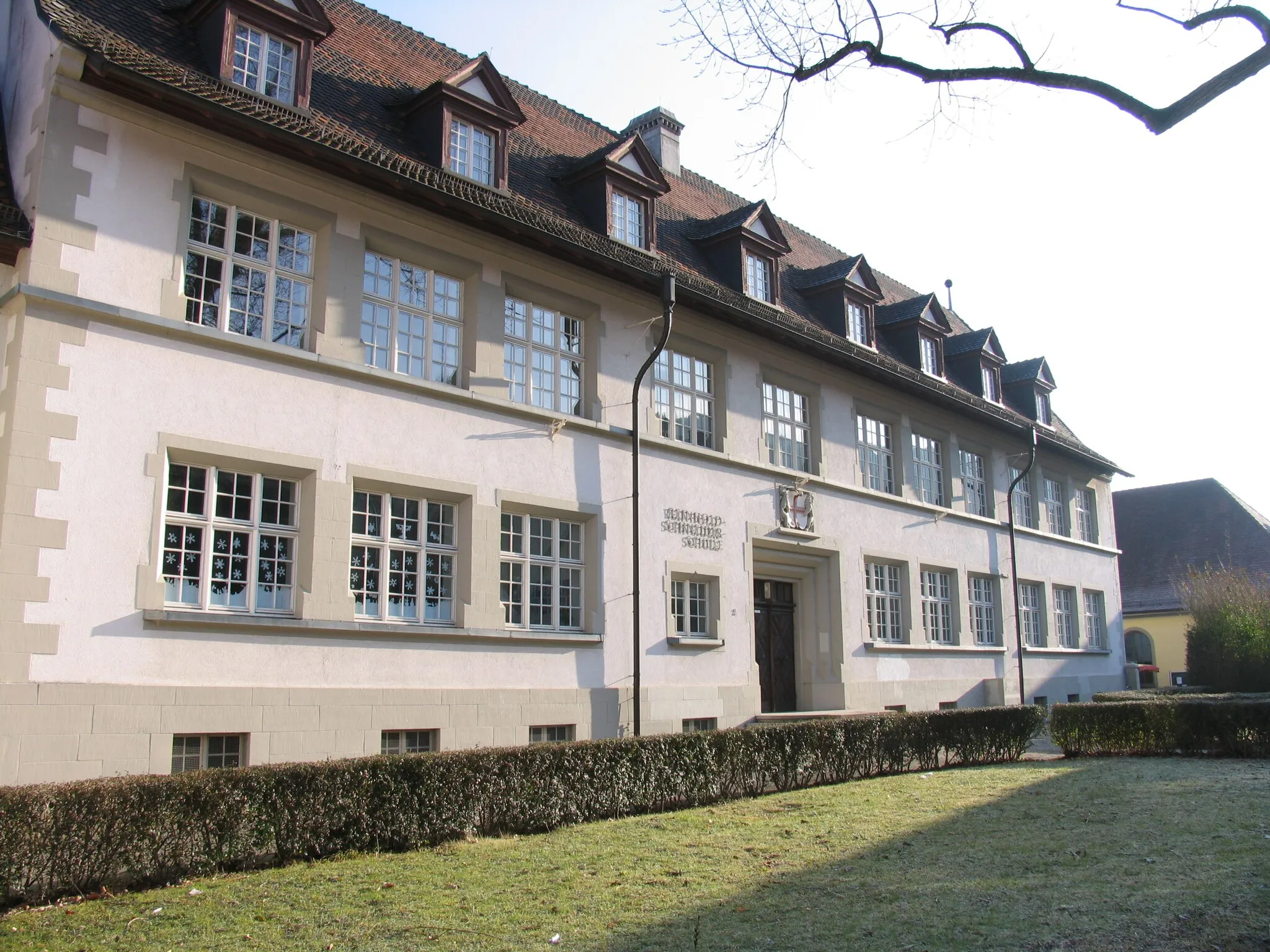 Photo showing: School "Reinhold-Schneider-Schule" in Littenweiler , Freiburg, Germany