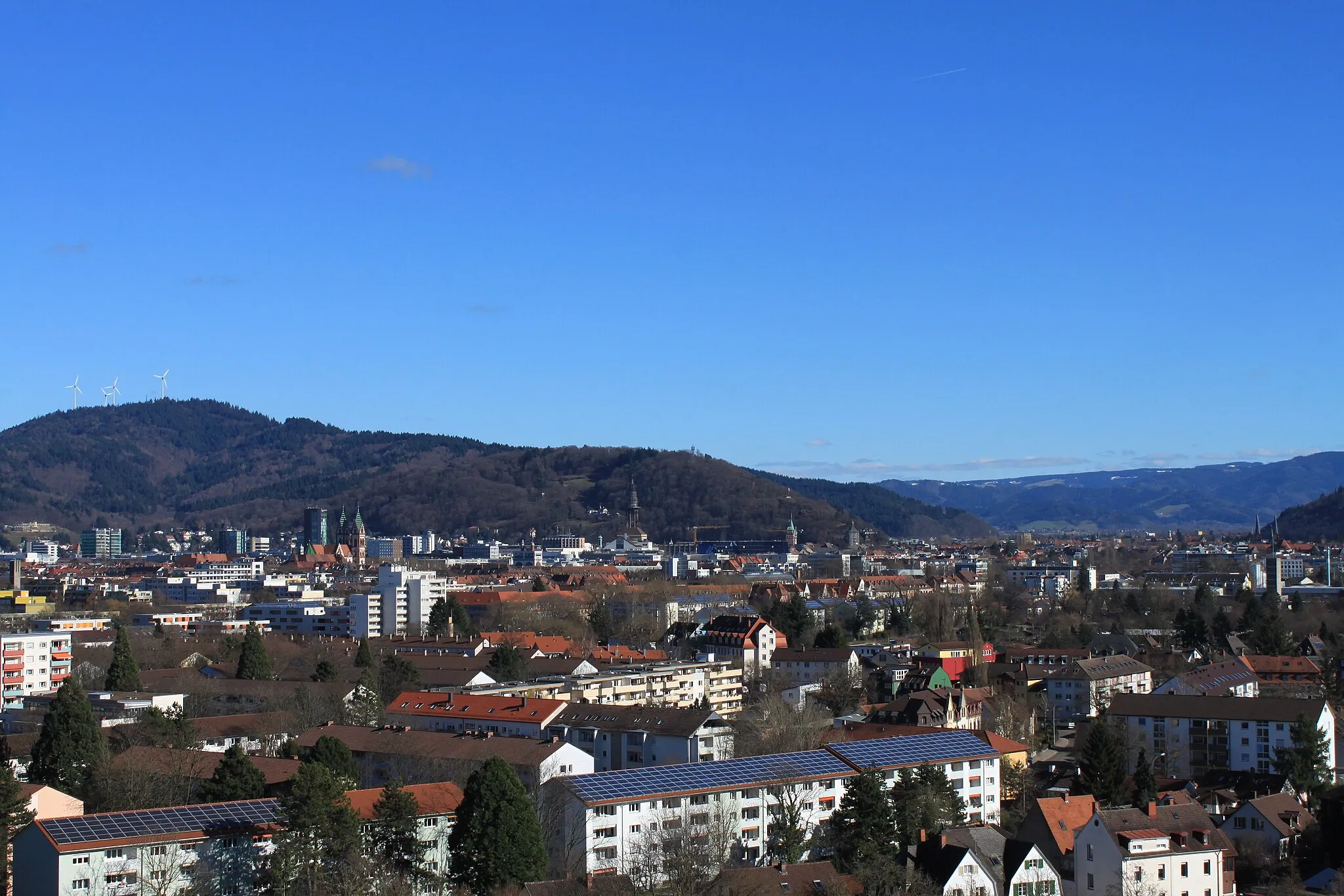 Photo showing: Sicht von unserem Balkon