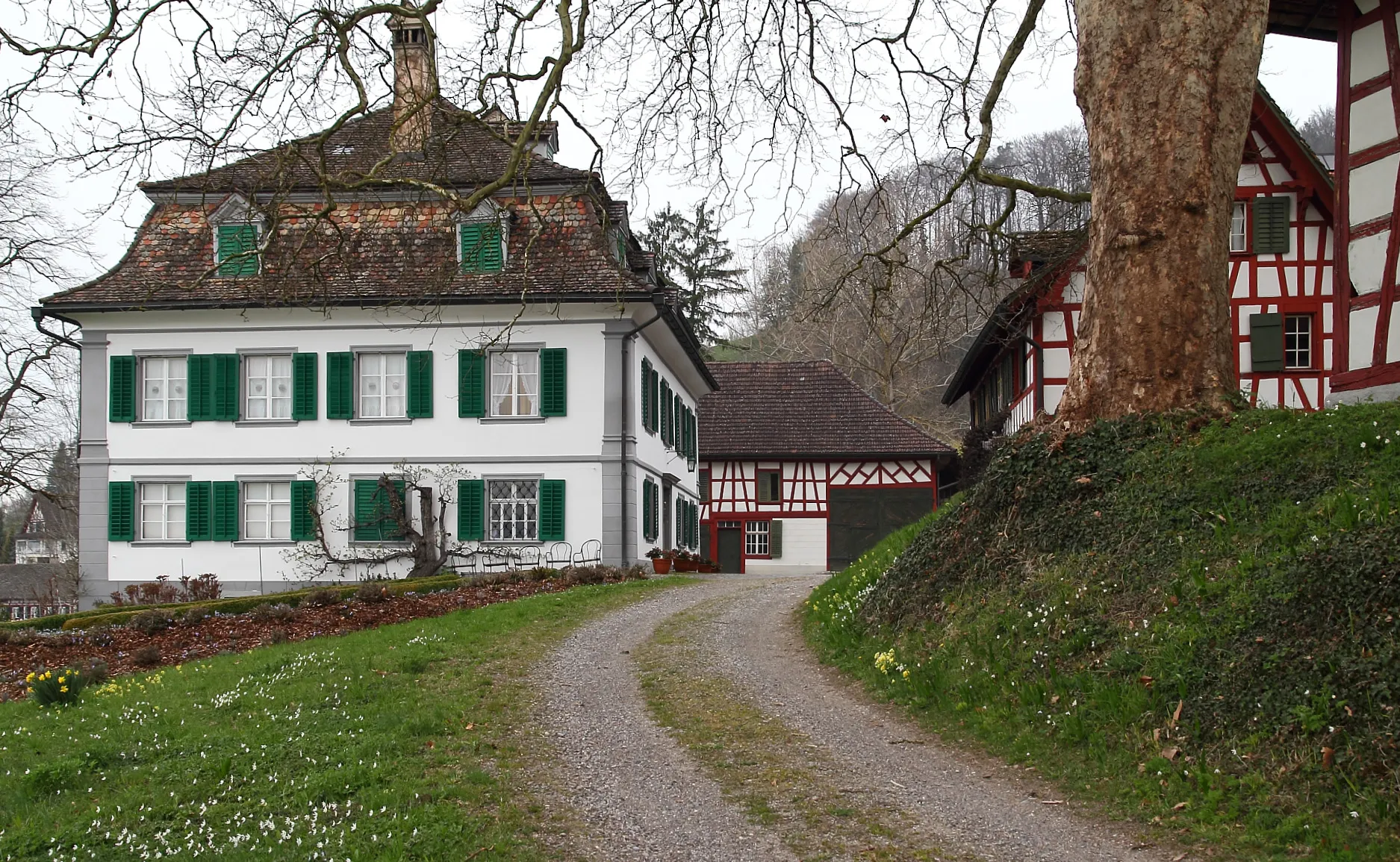 Photo showing: Schloss Bachtobel mit Trotte