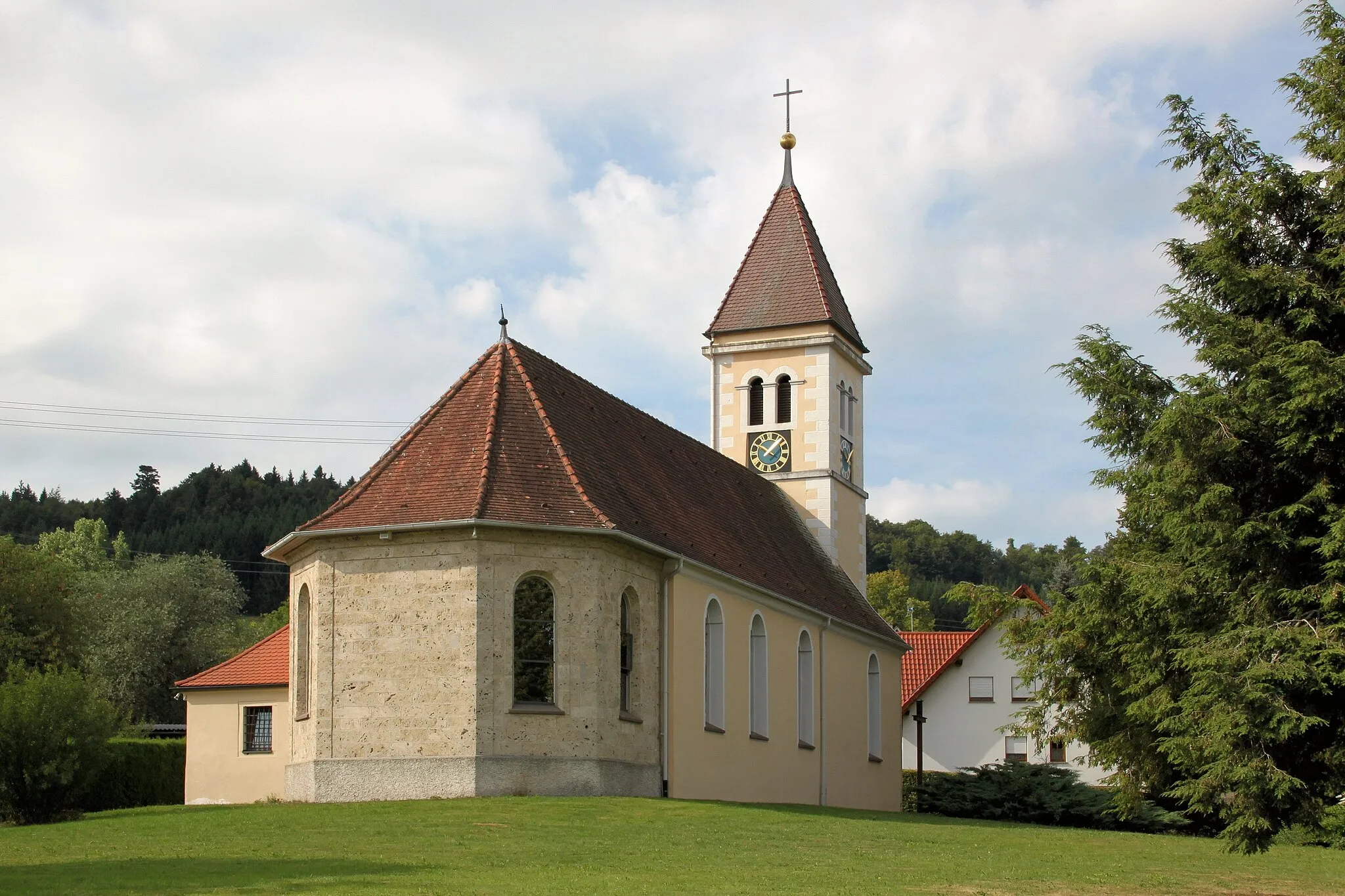 Photo showing: Weilen unter den Rinnen: Saint Nicholas Catholic church