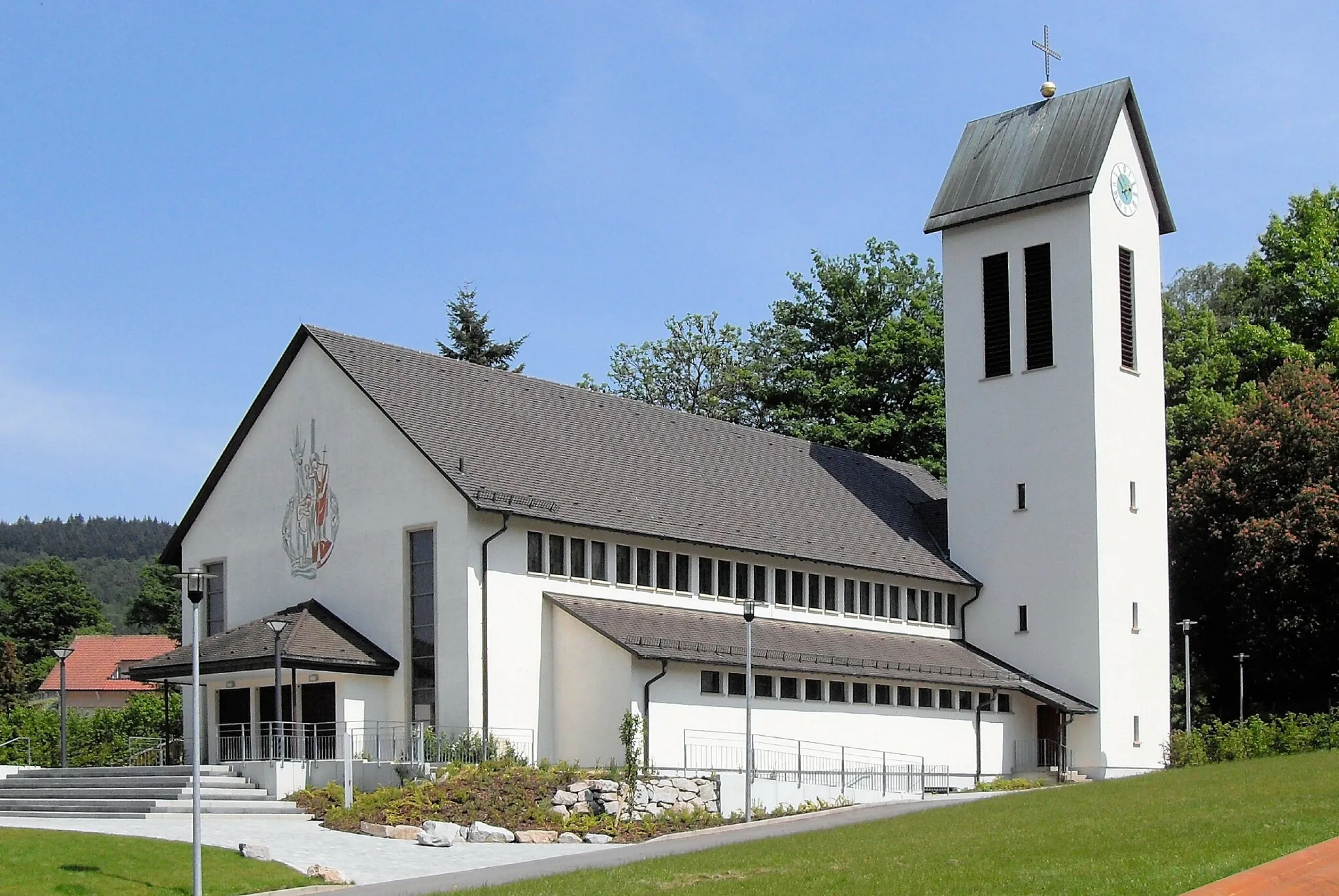 Photo showing: Sankt-Johannes-Kirche in Au bei Freiburg