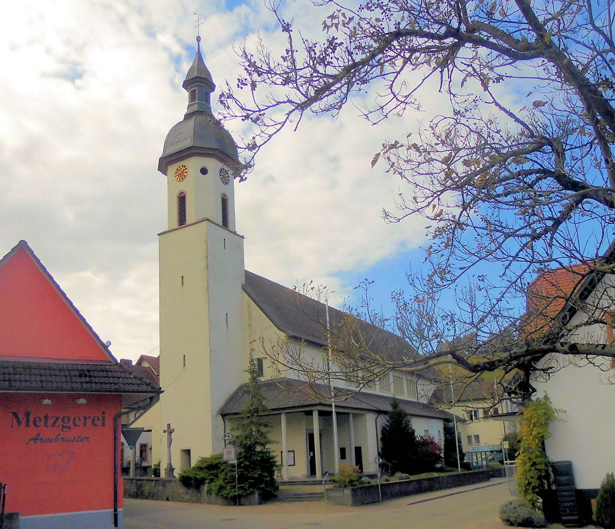 Photo showing: Kirche St. Georg in Berghaupten, Baden