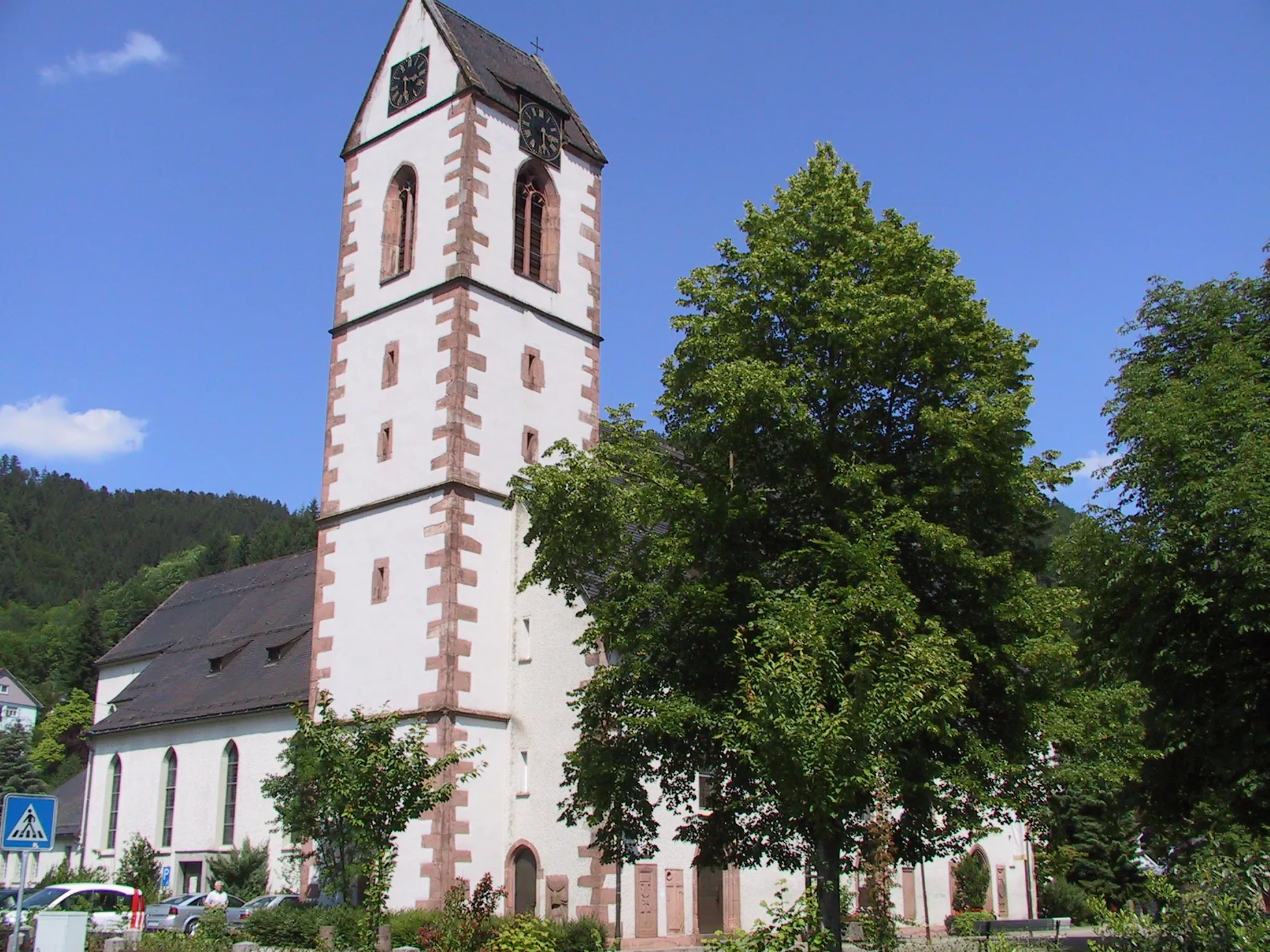 Photo showing: Katholische Stadtpfarrkirche Sankt Laurentius in Wolfach