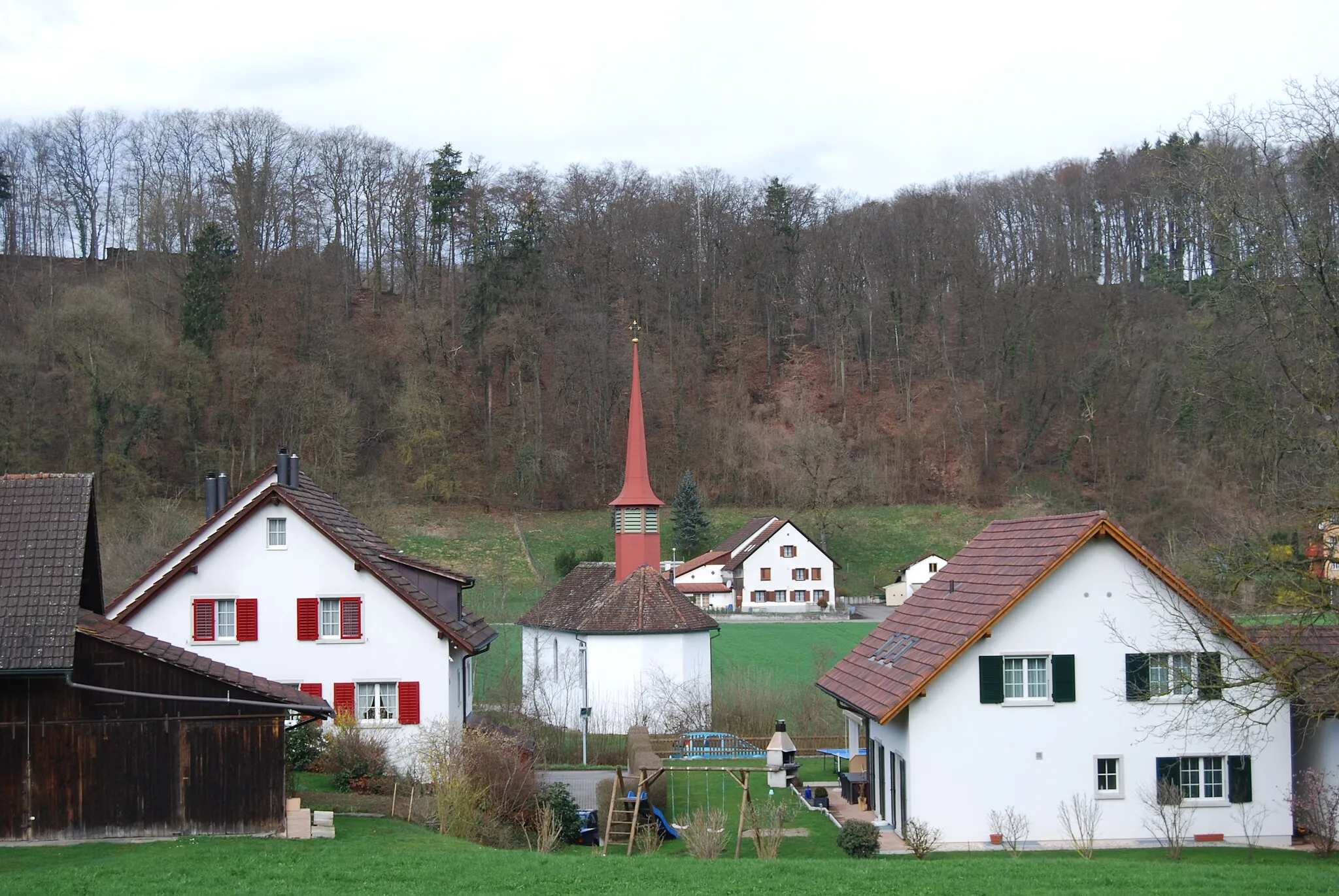 Photo showing: Church of Fisibach, canton of Aargau, Switzerland