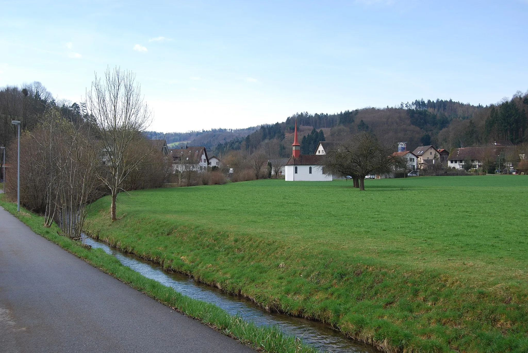 Photo showing: Church of Fisibach, canton of Aargau, Switzerland
