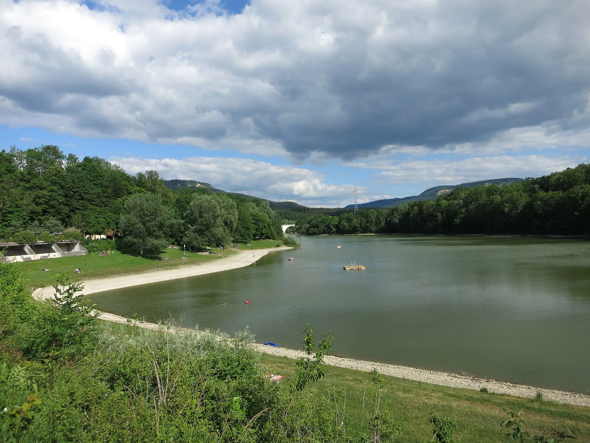 Photo showing: Artificial lake at Schoemberg