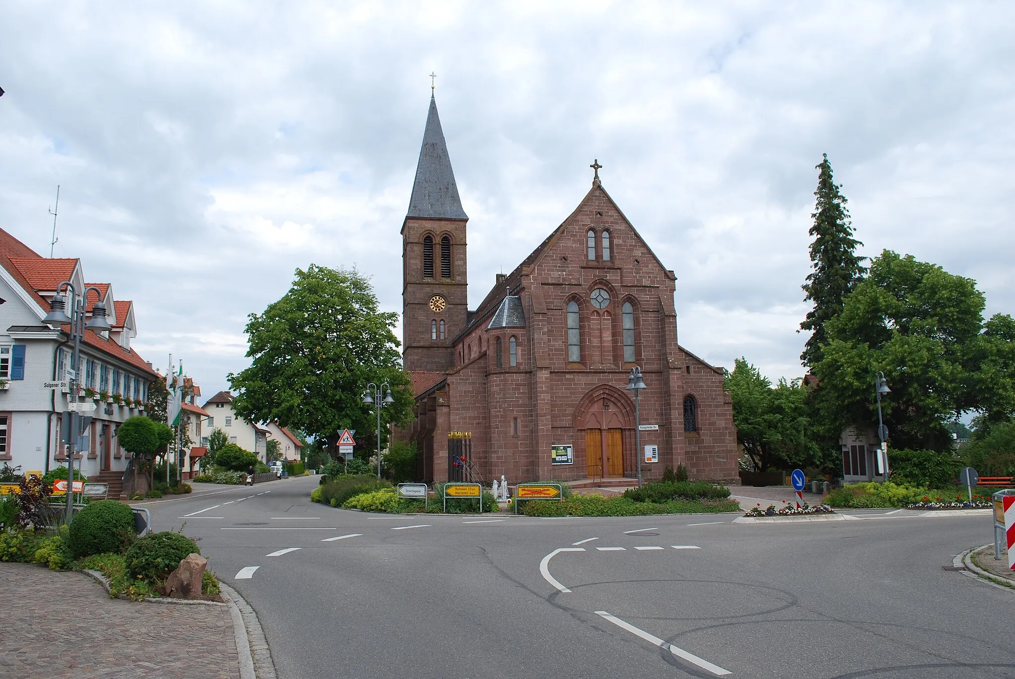 Photo showing: Katholische Pfarrkirche St. Georg in Hardt im Schwarzwald