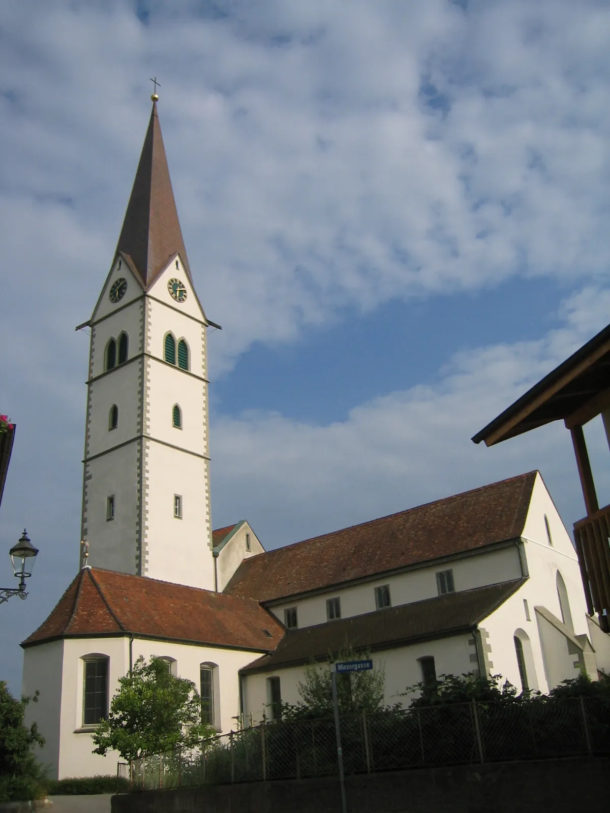 Photo showing: Markdorfer Kirche St. Nikolaus von NW nach Renovierung des Turms