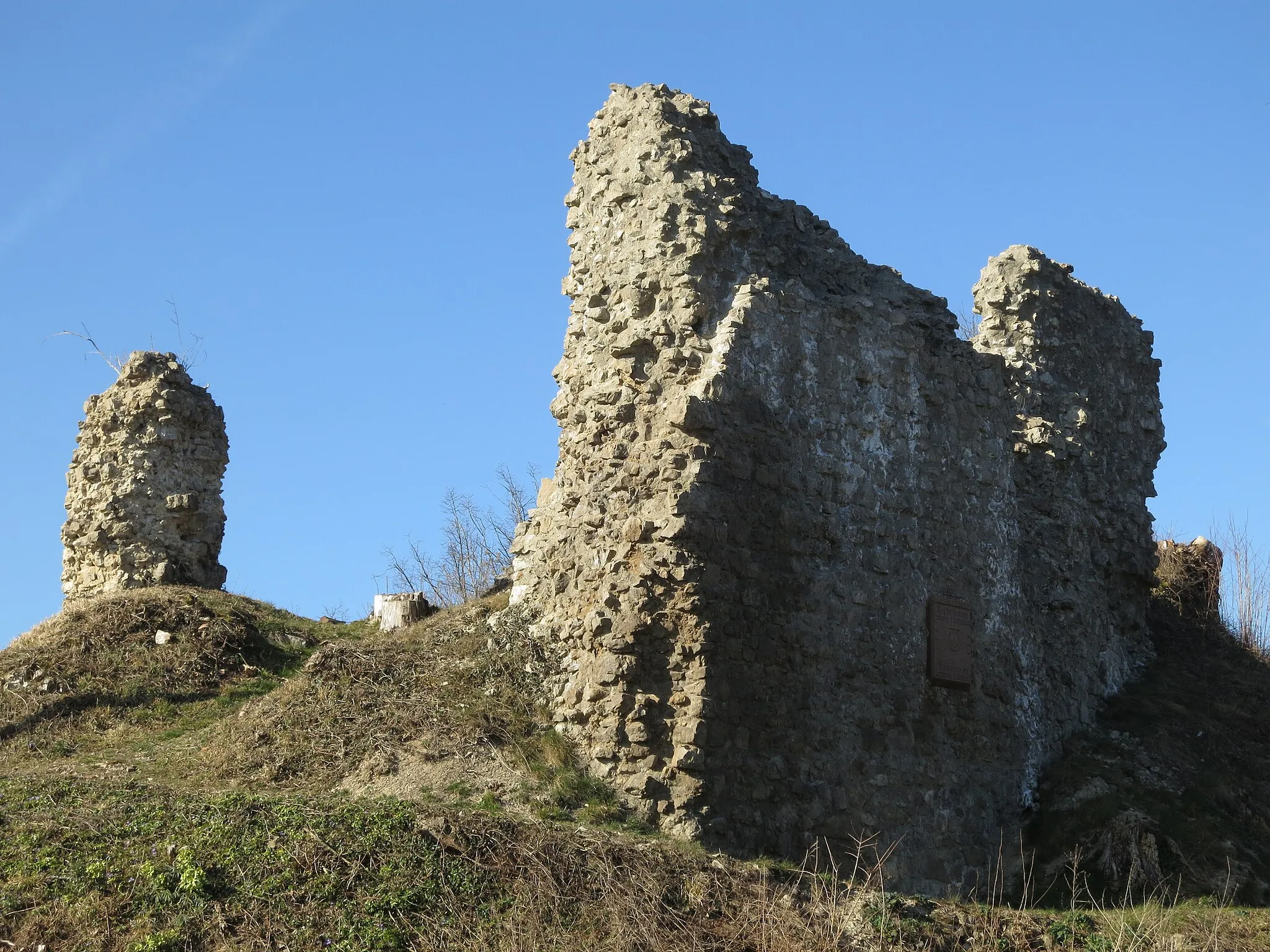 Photo showing: Burgruine Schenkenberg (Schenkenburg) oberhalb des Neckartals.