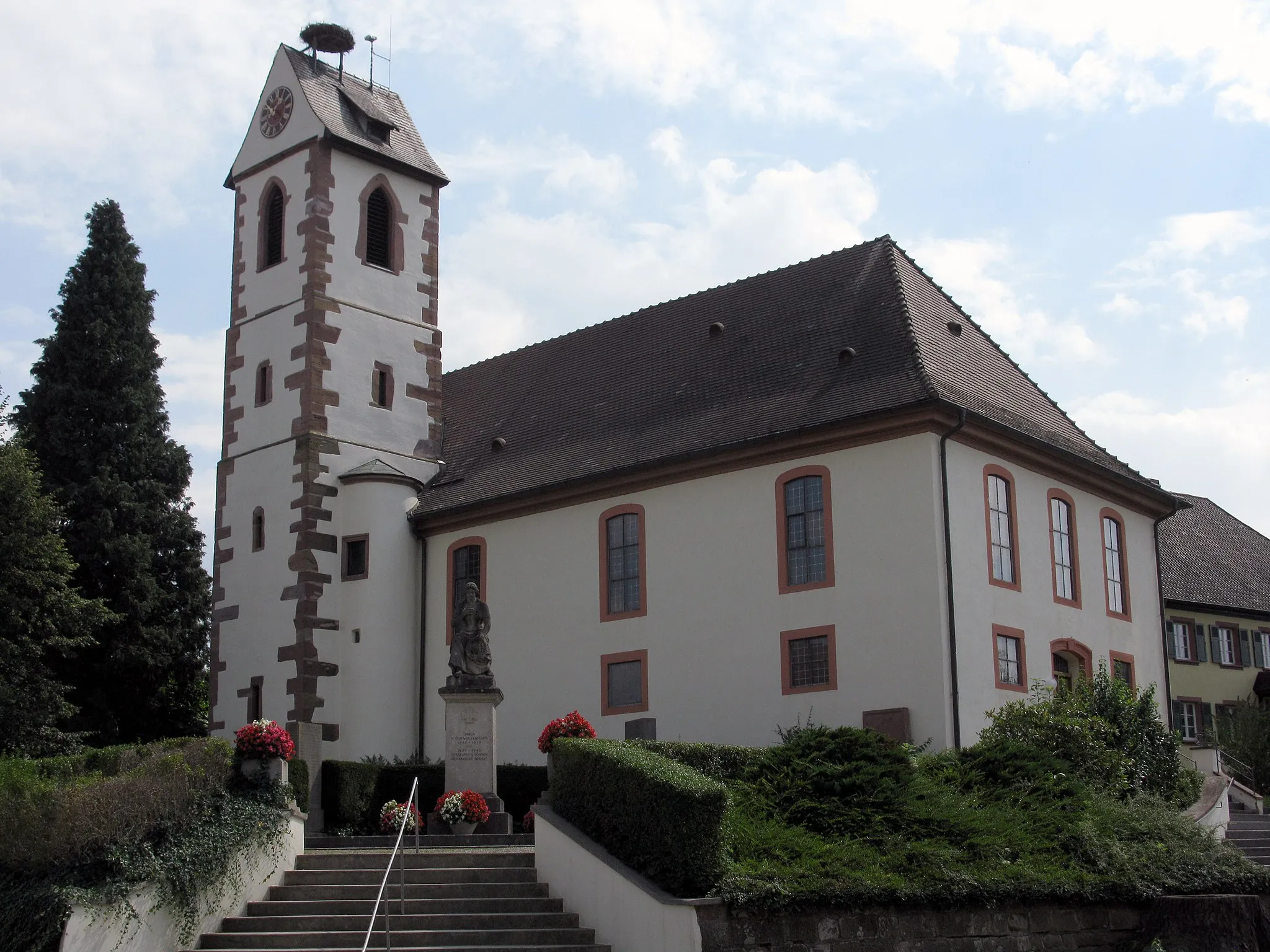 Photo showing: Evangelische Kirche Gundelfingen