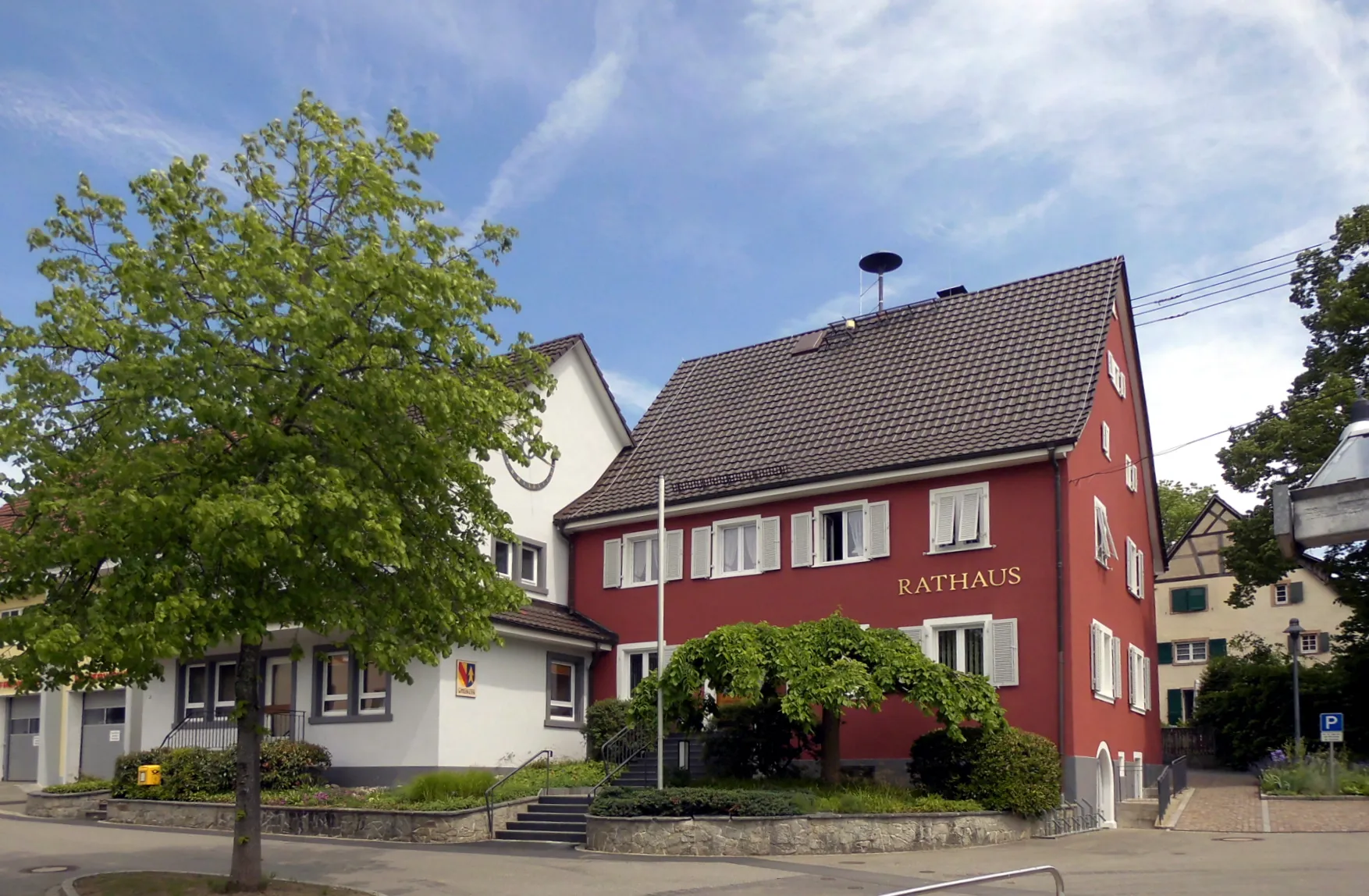 Photo showing: Rathaus der Gemeinde Wittlingen, Landkreis Lörrach, Baden-Württemberg