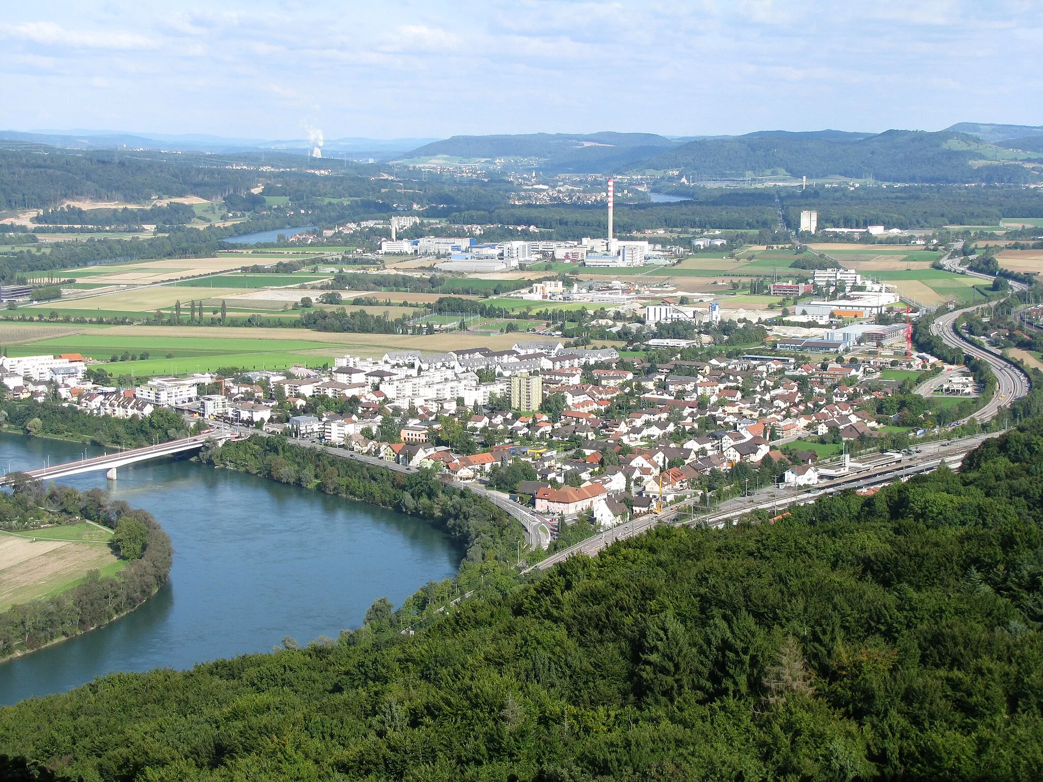 Photo showing: View of Stein, Aargau