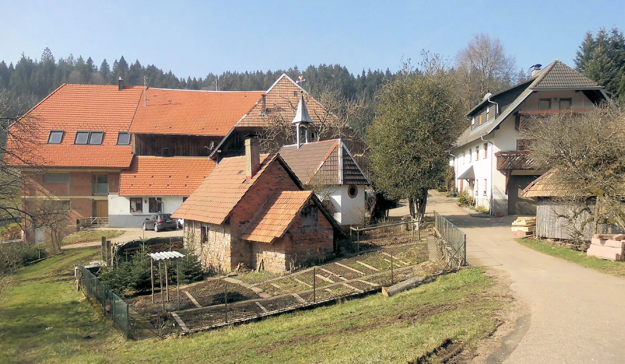 Photo showing: Kapelle im Weiler Schultishof, Gemeinde Biederbach, Landkreis Emmendingen