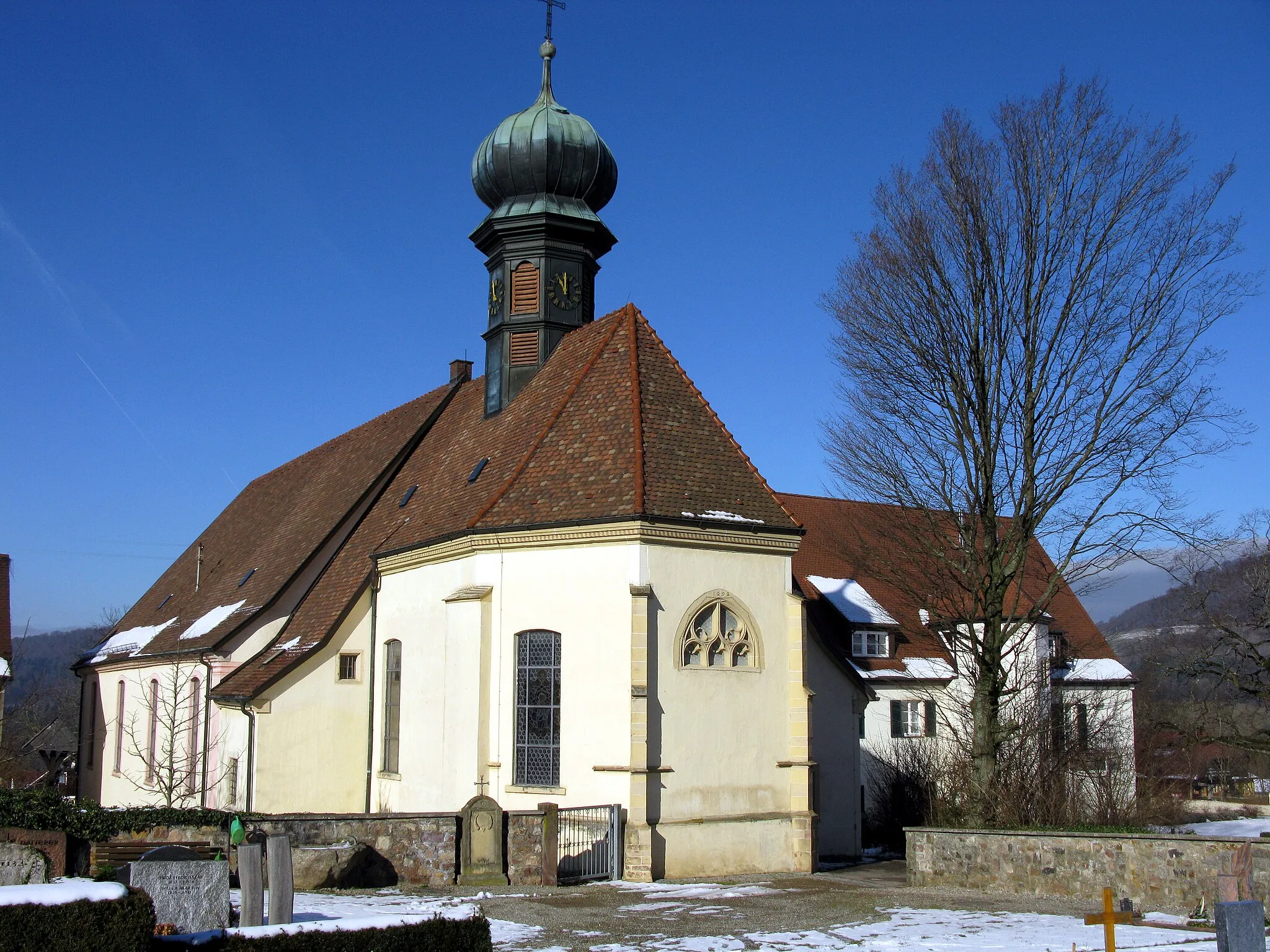 Photo showing: Ehemaliges Kloster von Sölden im Schwarzwald, St. Fides und Markus mit Priorat