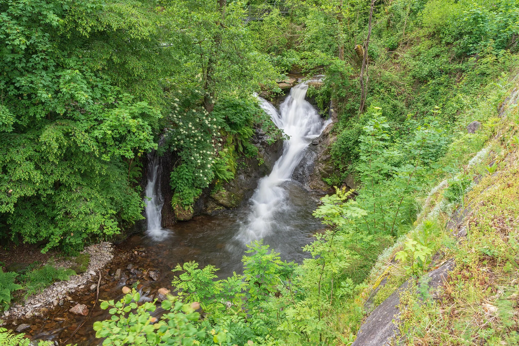 Photo showing: Wasserfall der Hauensteiner Murg