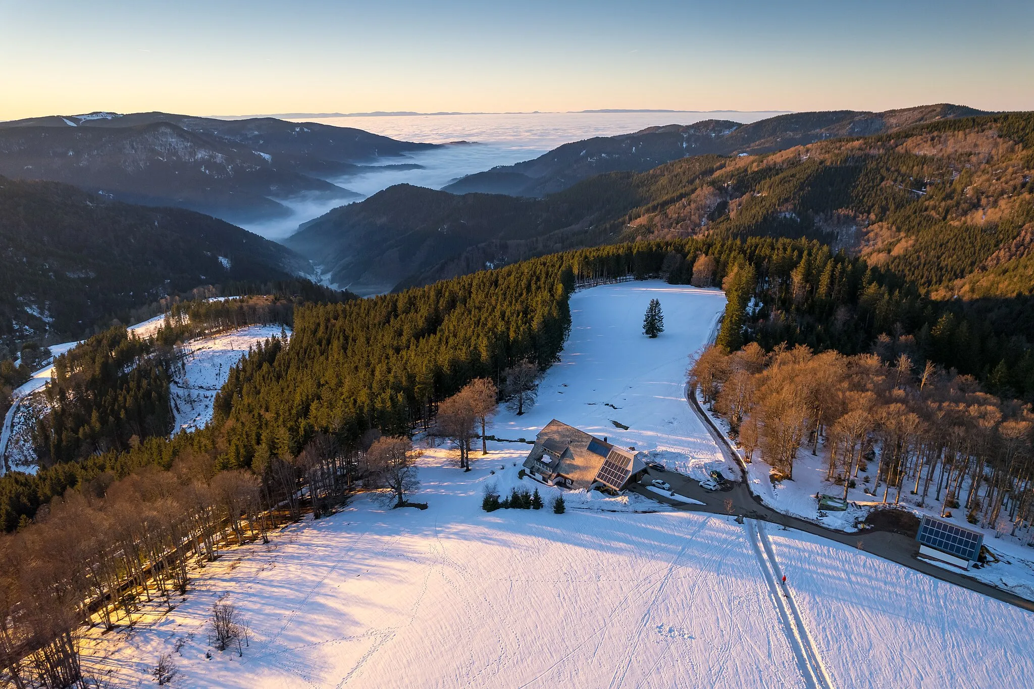 Photo showing: Aerial photograph Brend Black Forest
