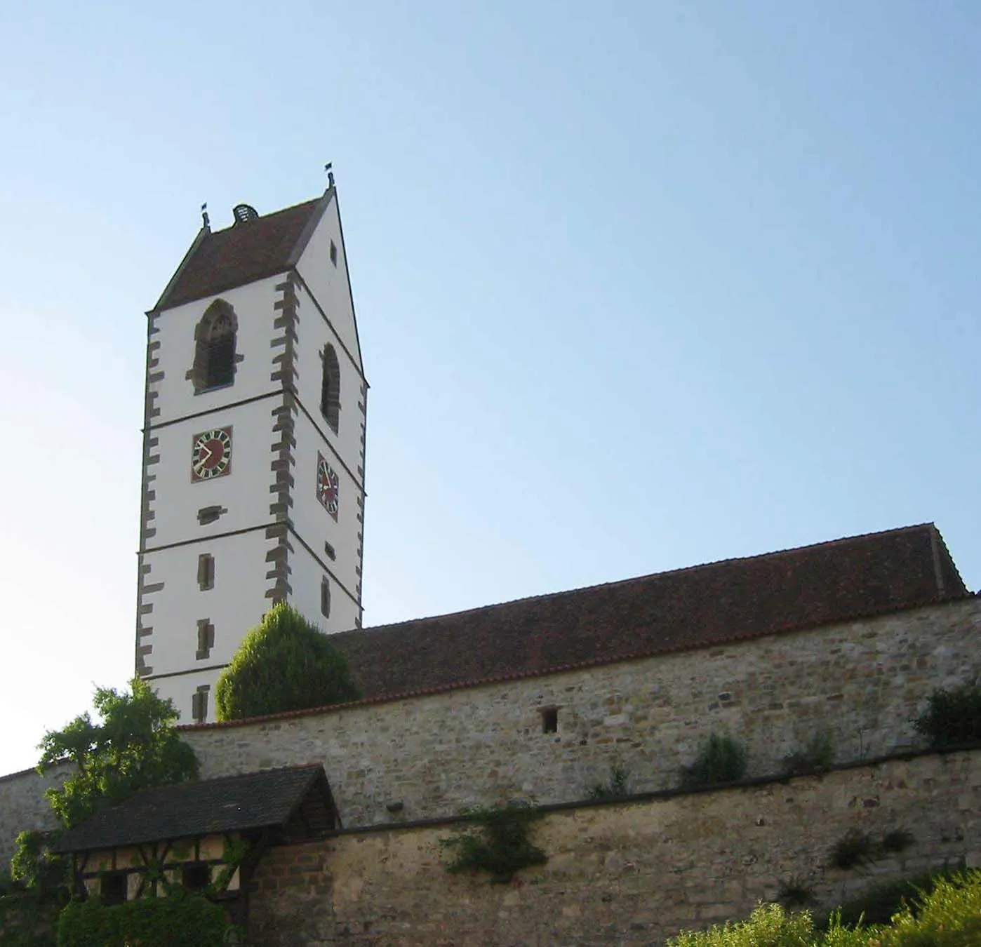 Photo showing: Remigiuskirche Bergfelden (Wehrkirche)Südansicht