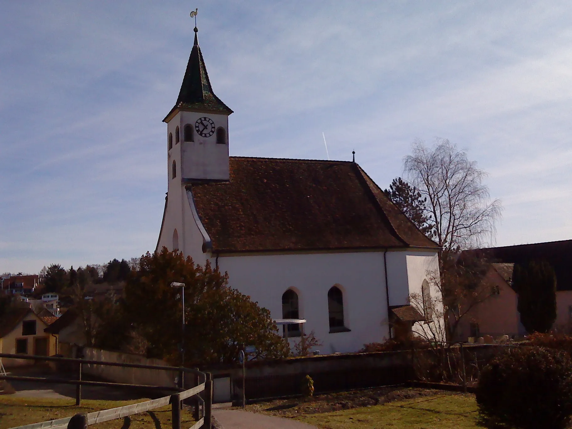 Photo showing: Reformierte Kirche in Schaffhausen-Herblingen.