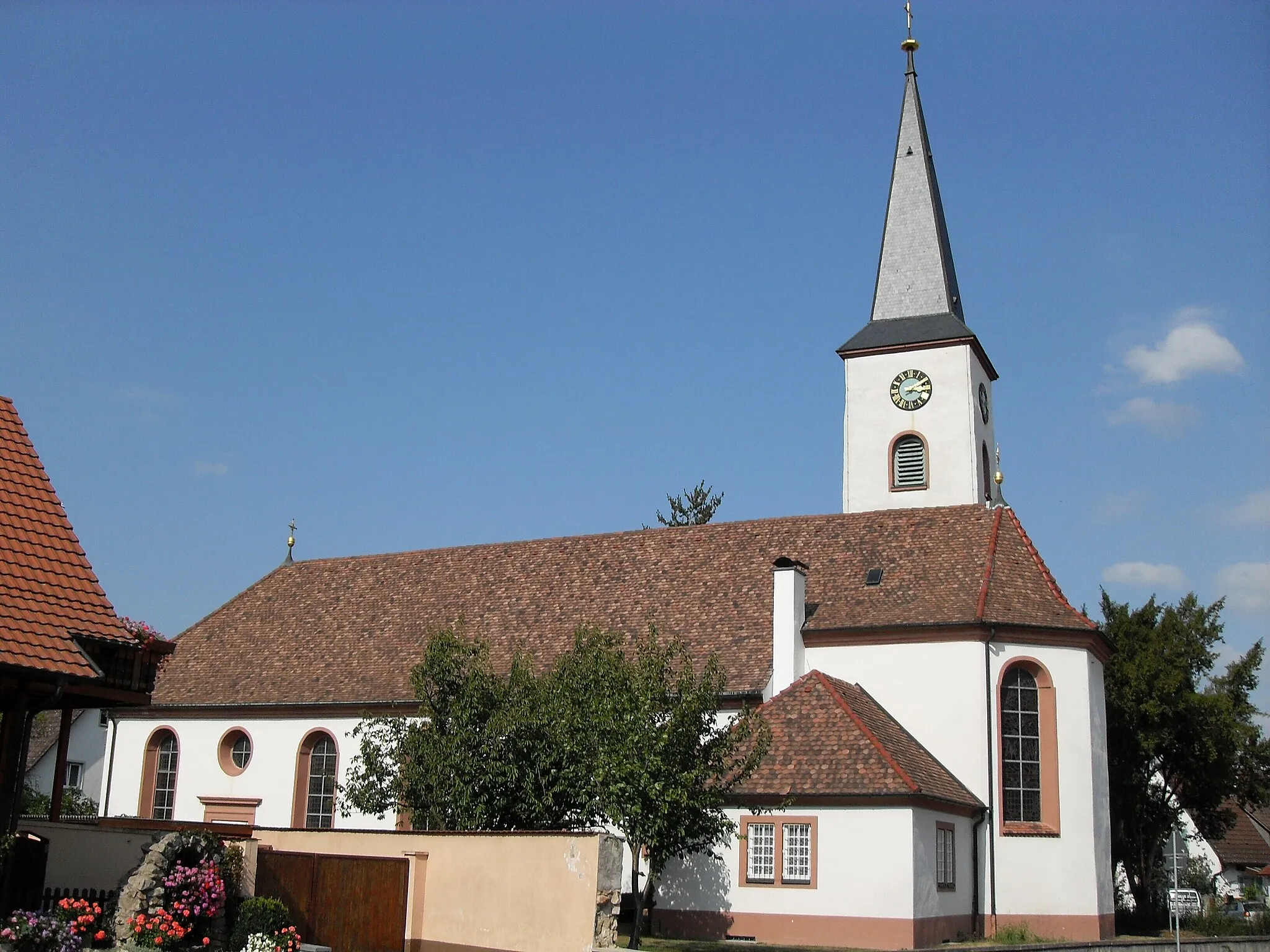 Photo showing: Pfarrkirche St. Stefan in Oberrimsingen