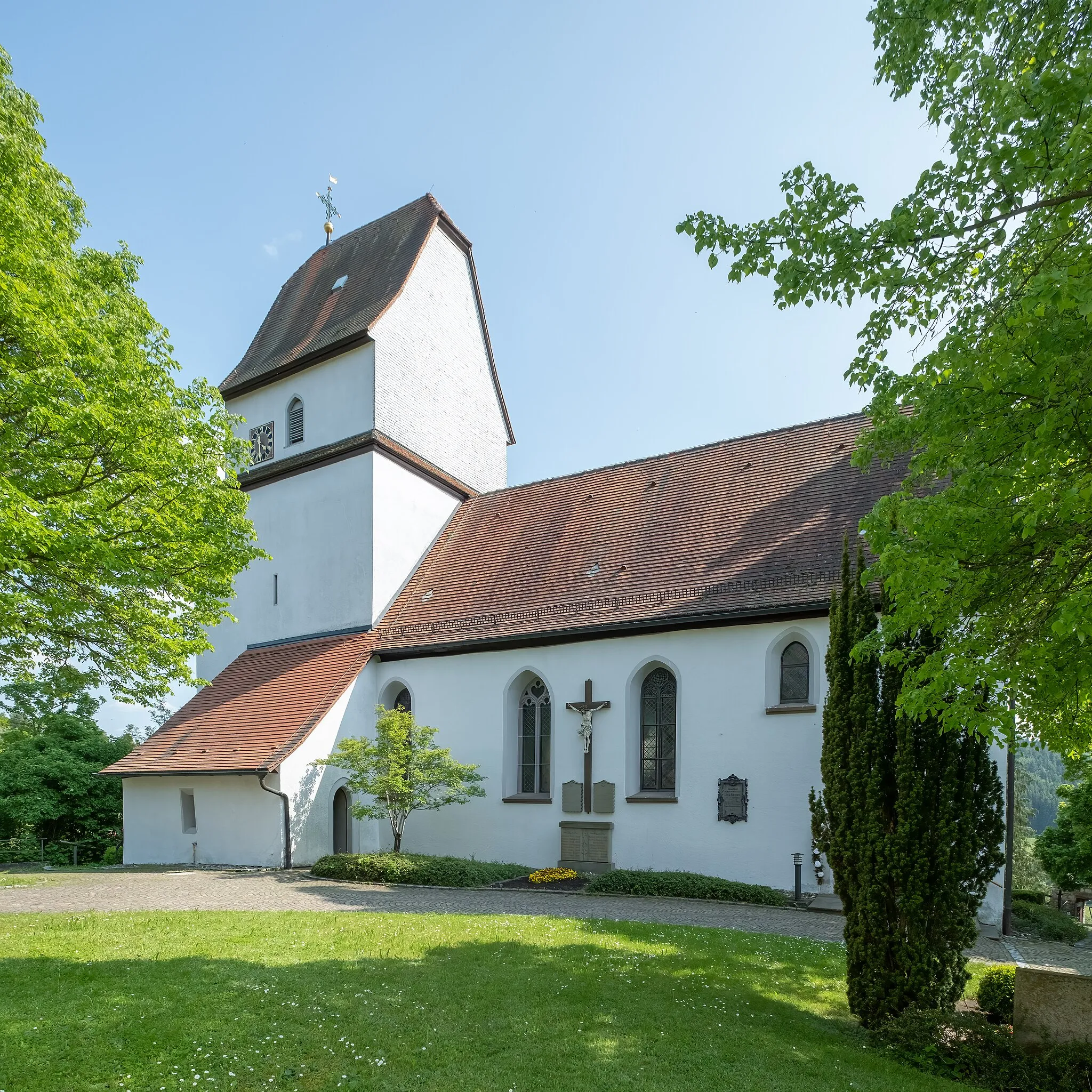 Photo showing: Church St. Peter und Paul, Dietingen–Gößlingen, district Rottweil, Baden–Württemberg, Germany