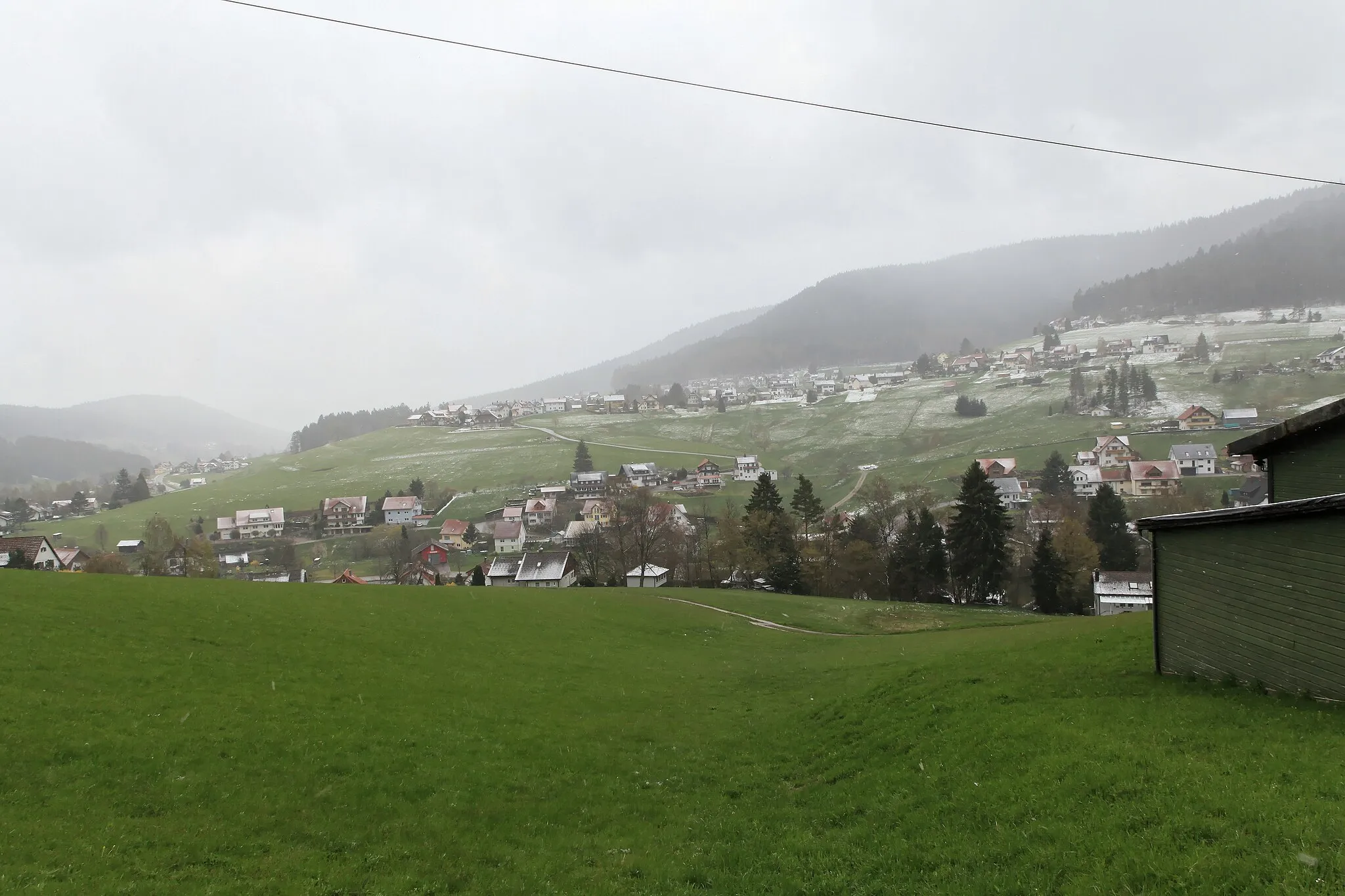 Photo showing: Blick von Zum Bruderhof auf Mitteltal, Baiersbronn