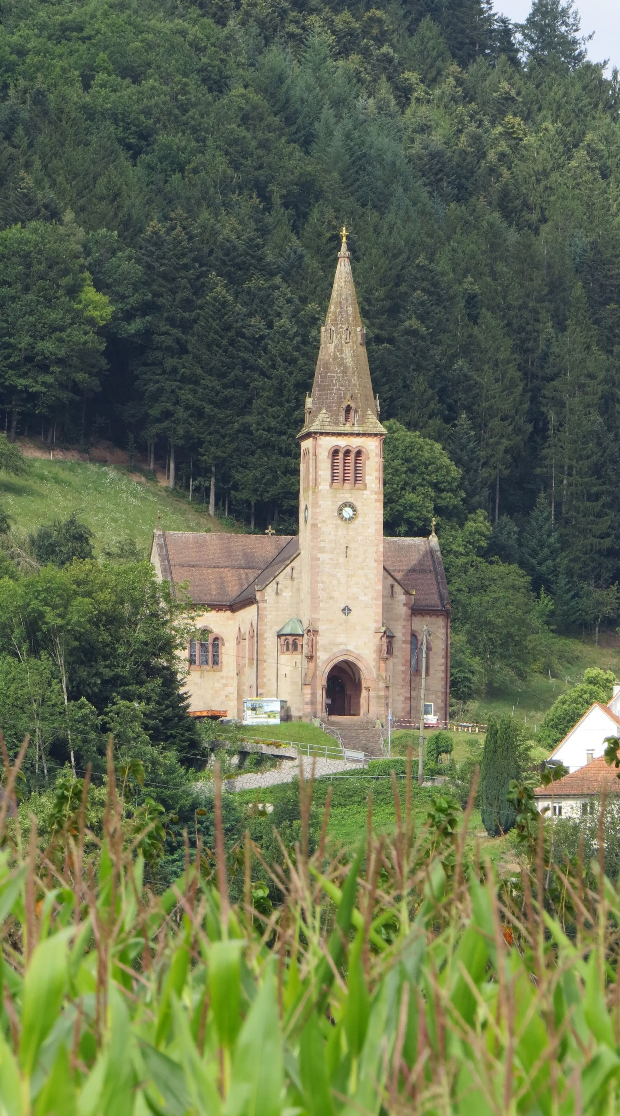 Photo showing: Kirche in Fischerbach