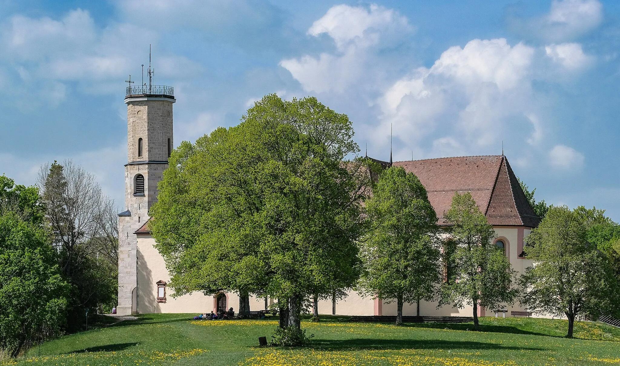 Photo showing: Pilgrimage church Dreifaltigkeitskirche,Dreifaltigkeitsberg, Spaichingen, district Tuttlingen, Baden-Württemberg, Germany