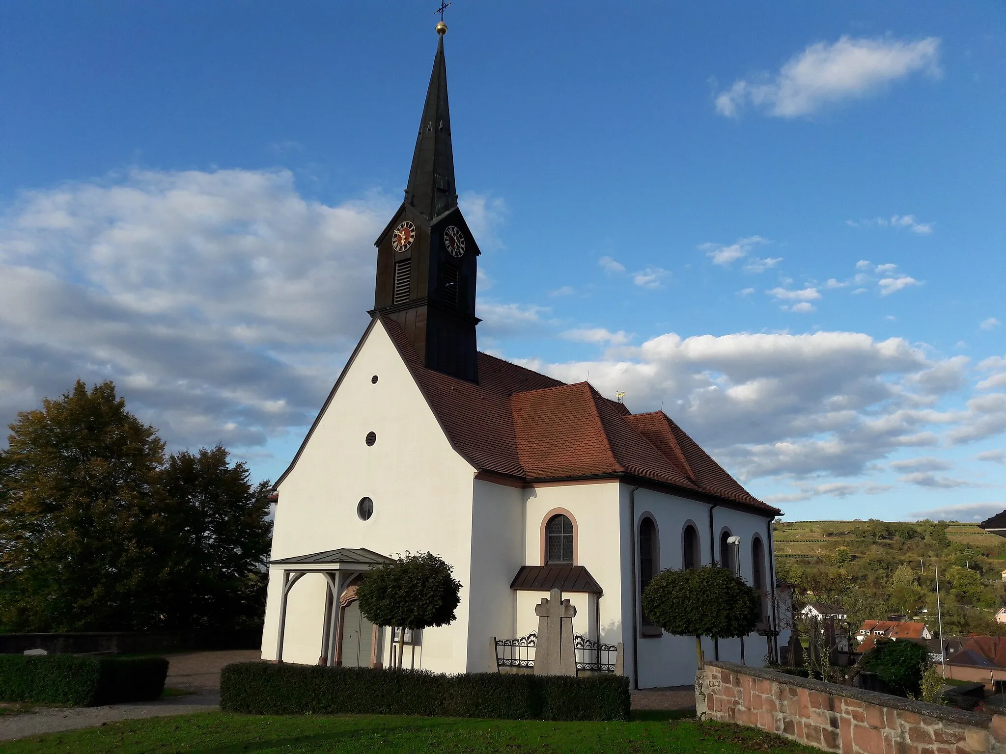 Photo showing: St. Barbara Kirche Nordweil