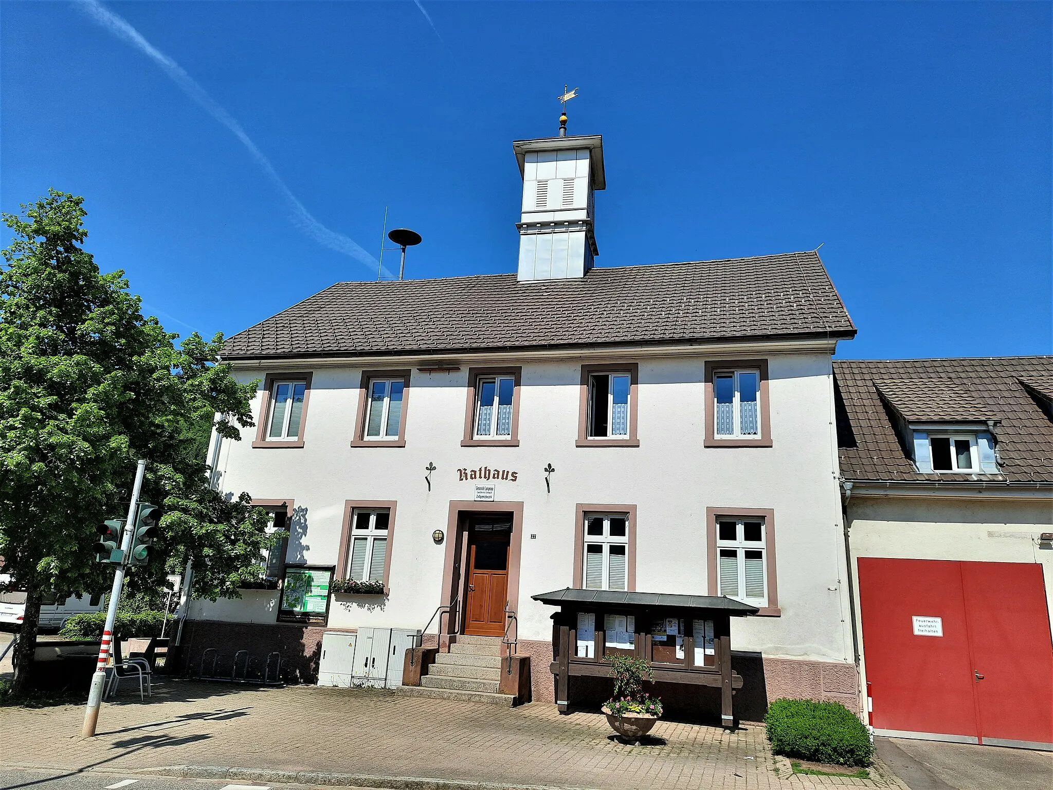 Photo showing: Ehemaliges Rathaus der Gemeinde Langenau. Heute Sitz der Ortsverwaltung des Schopfheimer Stadtteils Langenau.