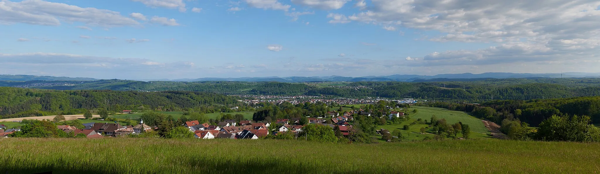 Photo showing: Hägelberg: Panorama vom Aussichtspunkt "Zur schönen Aussicht"
