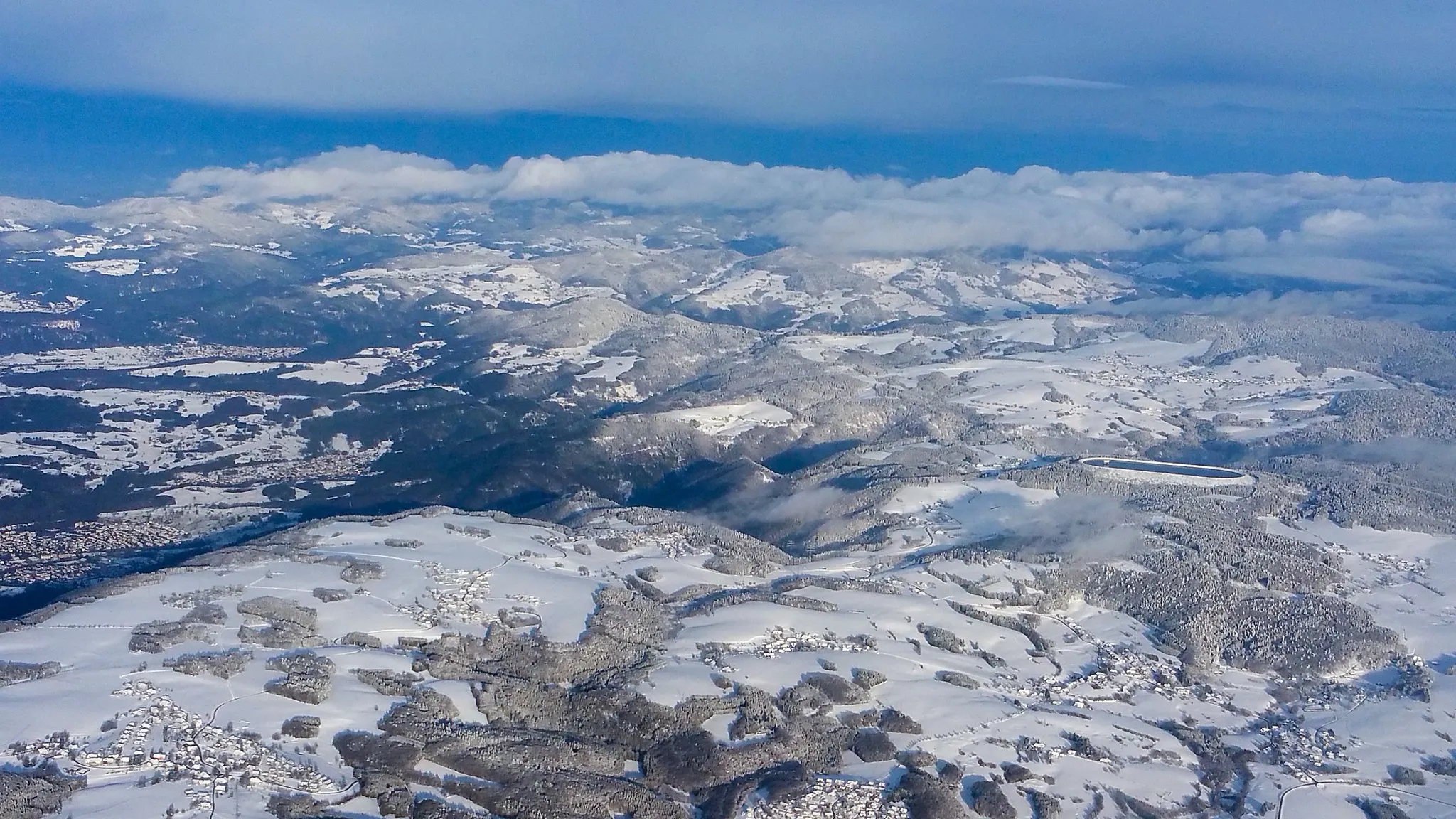 Photo showing: Germany, approach into ZRH across the Black Forest