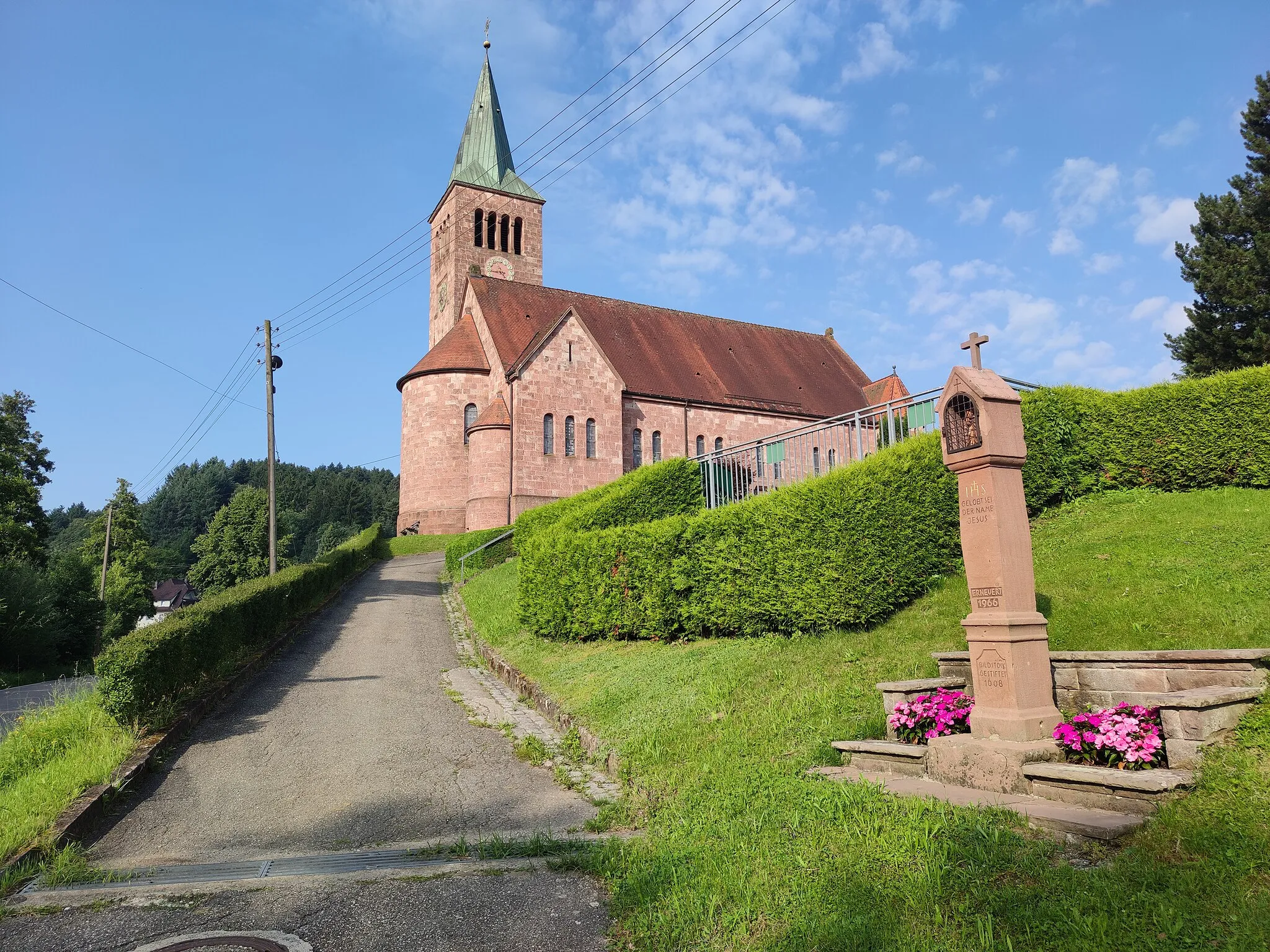 Photo showing: Kirche von Ödsbach, einem Ortsteil von Oberkirch (Baden)