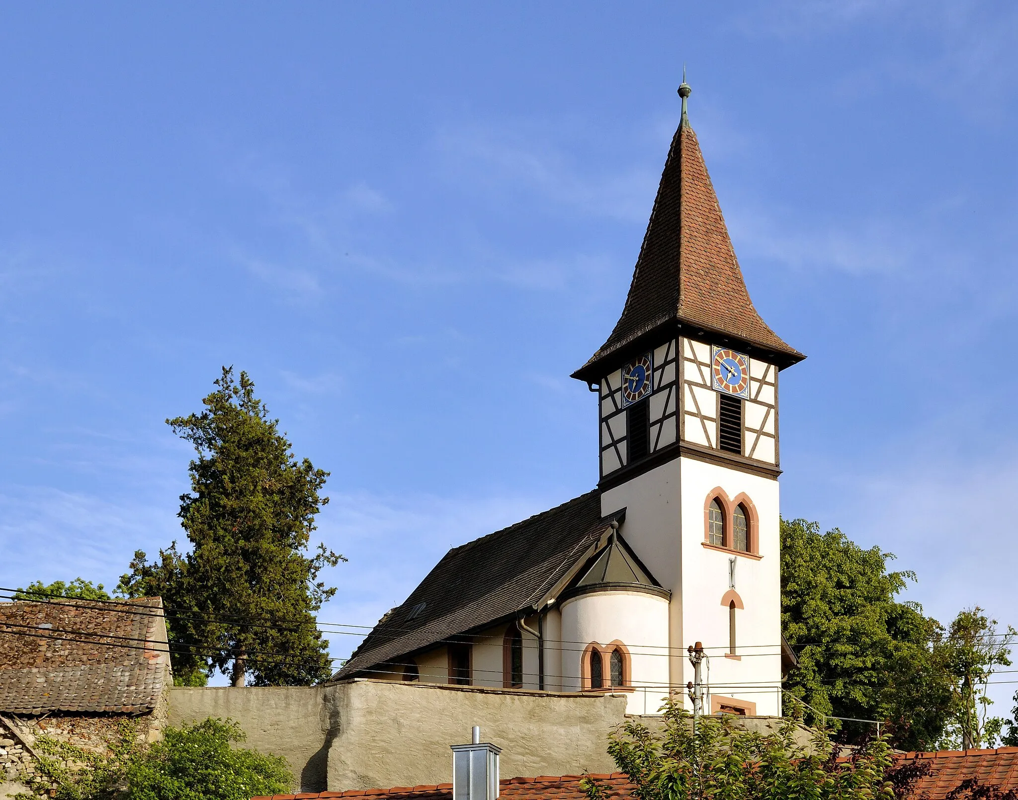 Photo showing: Kleinkems: Protestant Church.