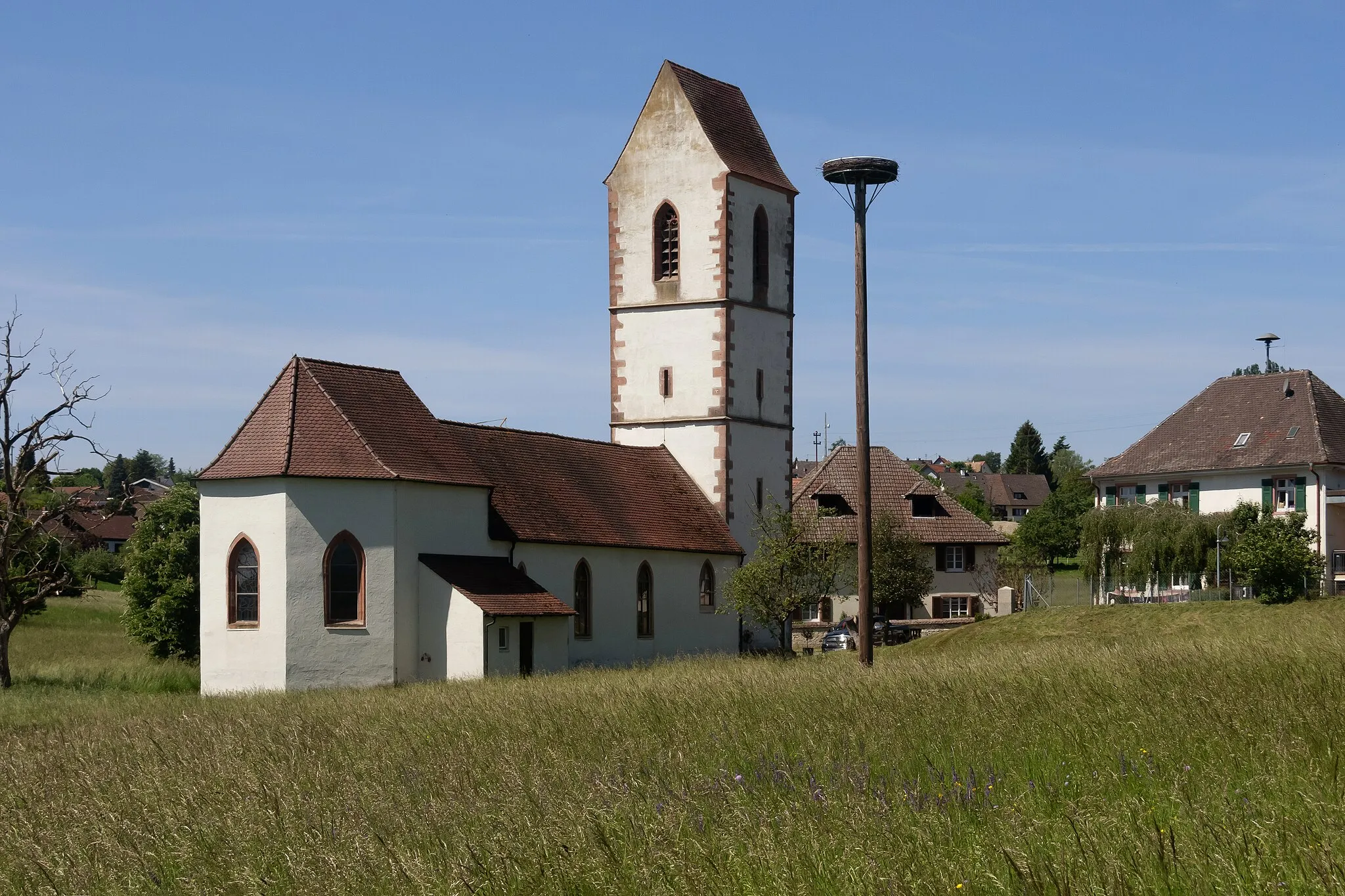 Photo showing: Blansingen, church: the Peterskirche