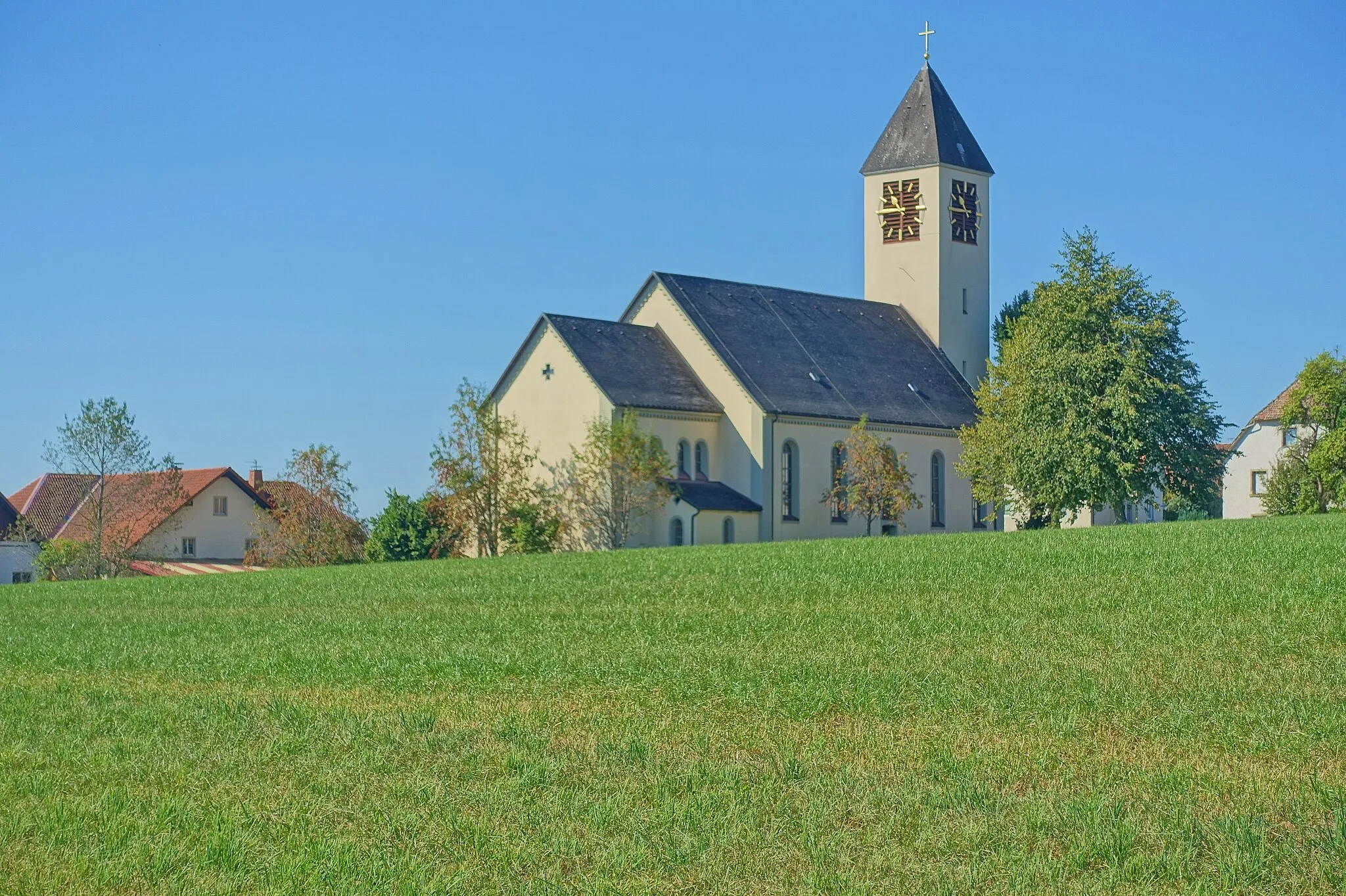 Photo showing: Niederwihl Kirche St.Gregor der Grosse
