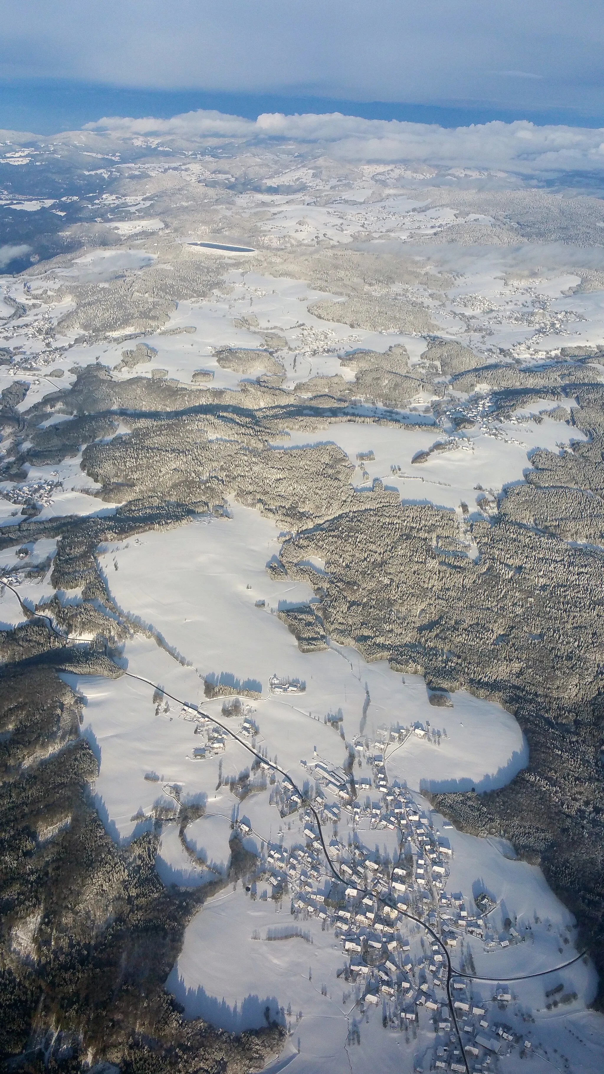 Photo showing: Germany, approach into ZRH across the Black Forest