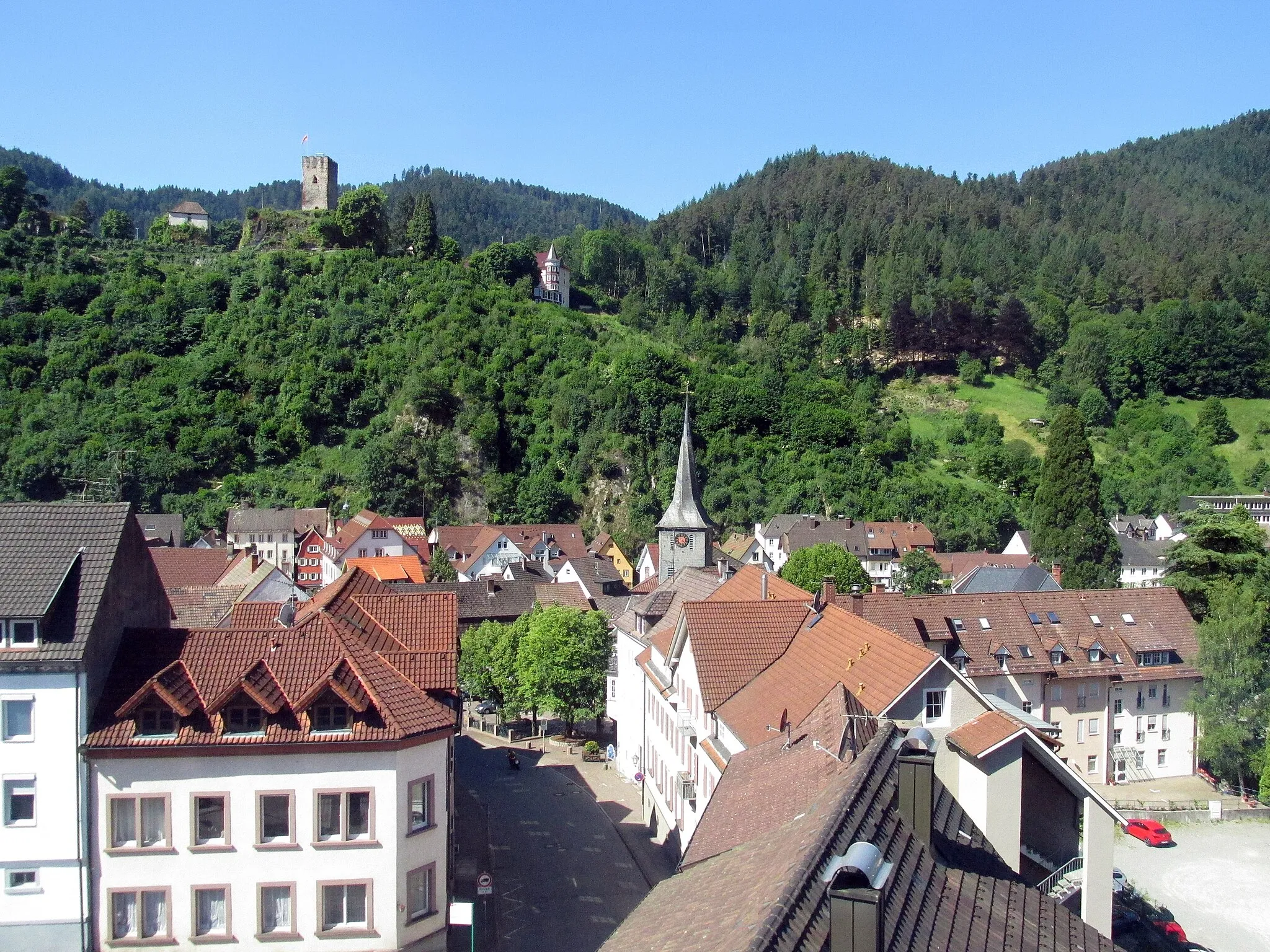 Photo showing: Hornberg im Schwarzwald