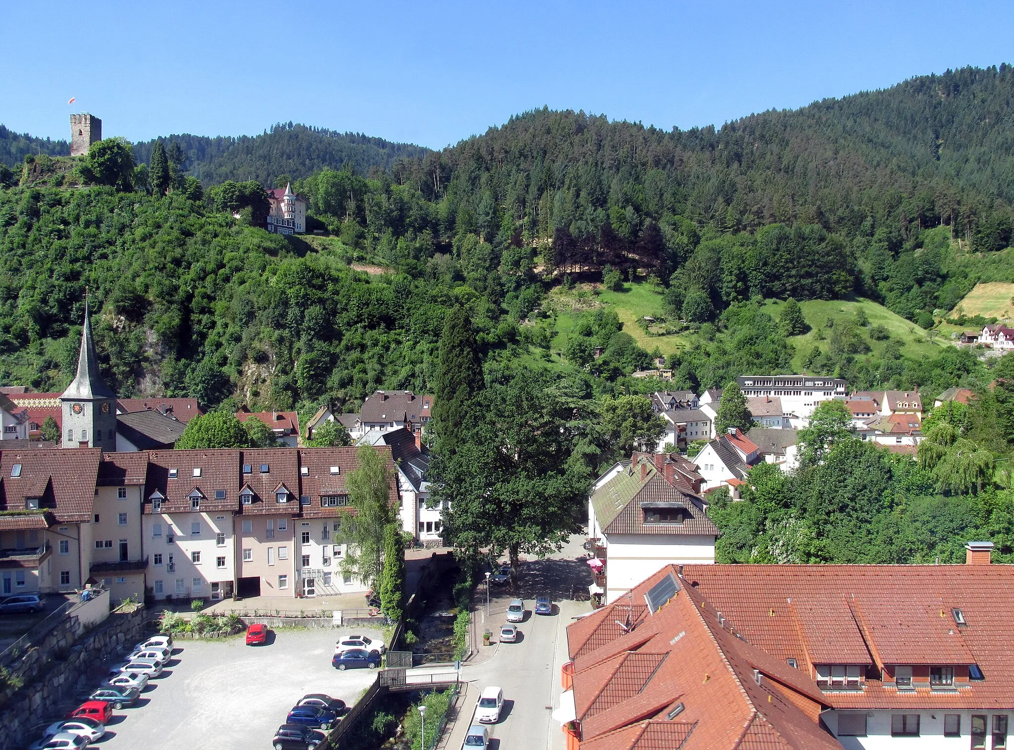 Photo showing: Hornberg im Schwarzwald