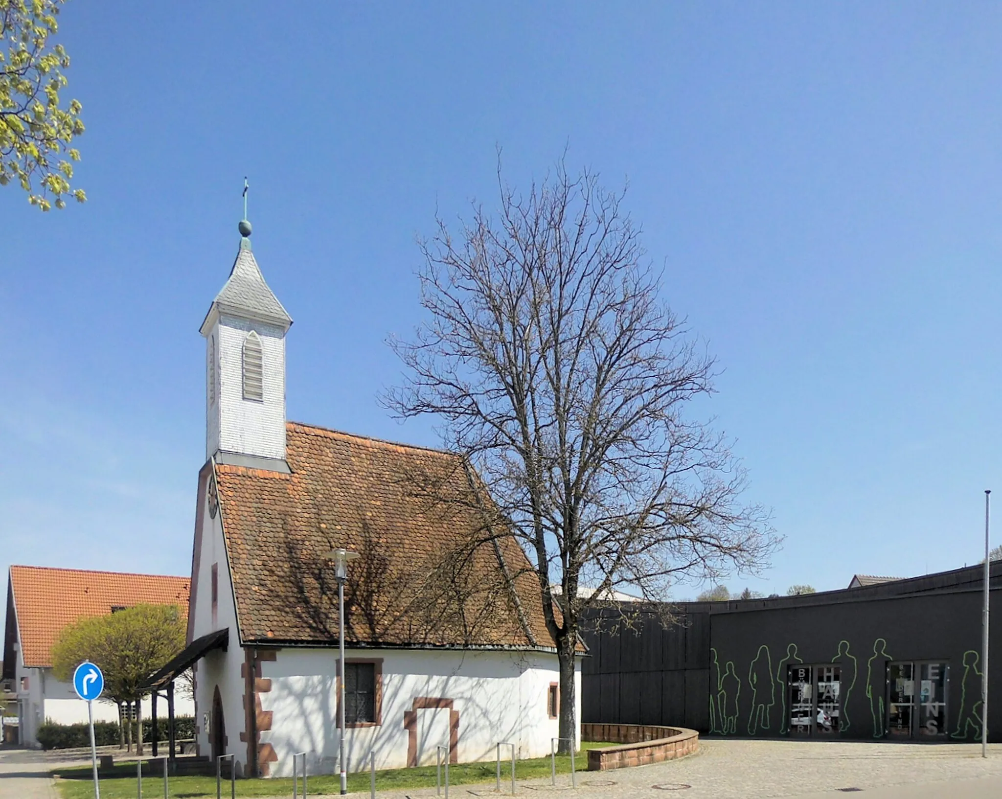 Photo showing: Evangelische Auferstehungskirche in Mietersheim, Stadt Lahr/Schwarzwald, Deutschland