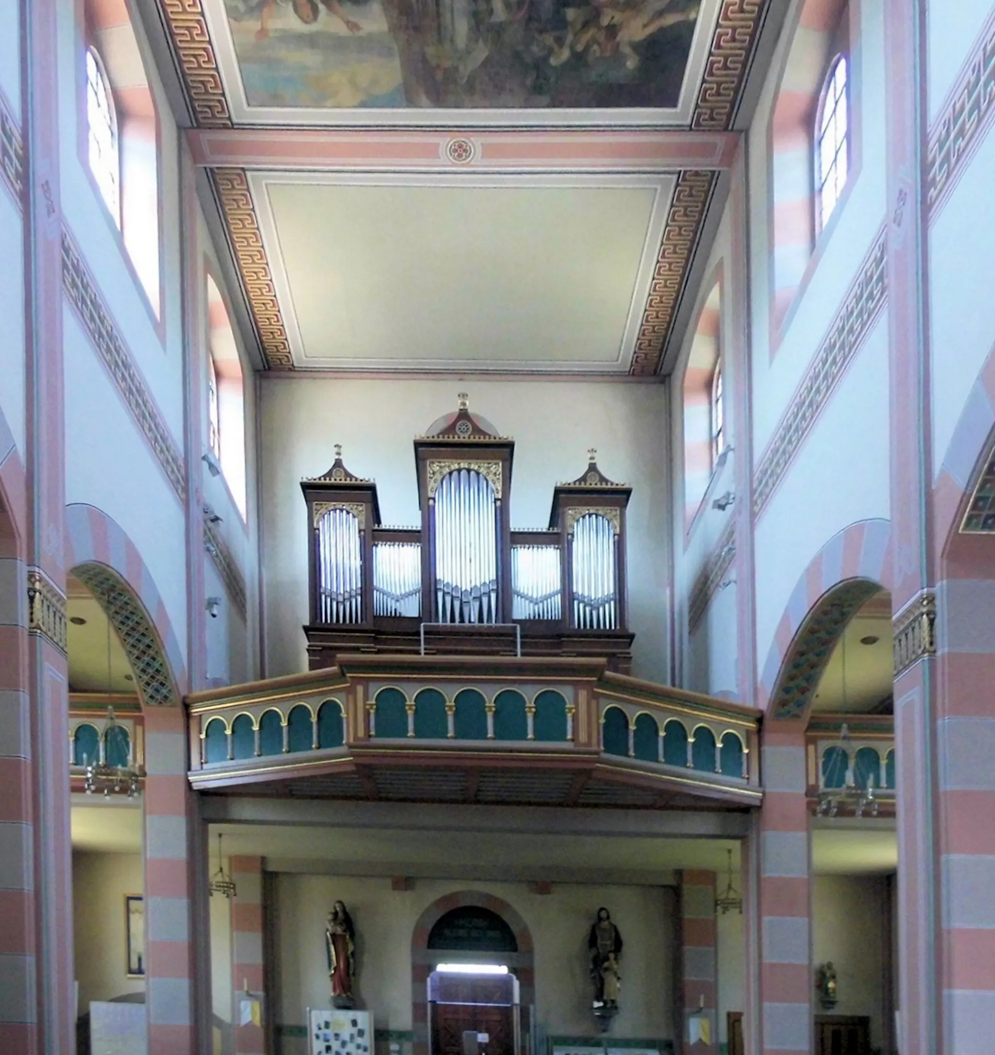 Photo showing: Orgel der Kirche St. Stephanus in Reichenbach, Stadt Lahr/Schwarzwald, Deutschland