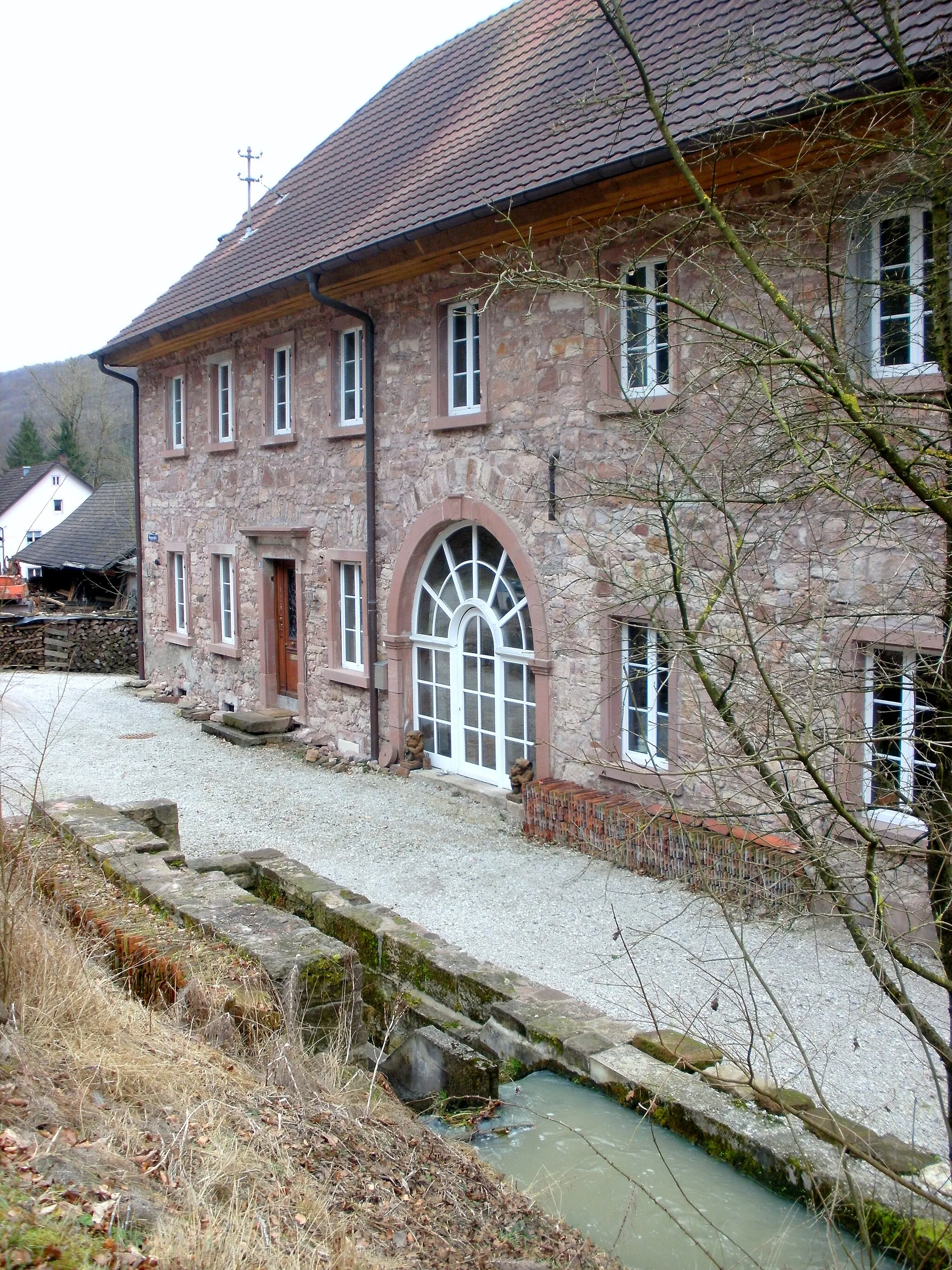 Photo showing: Ehemalige Sägmühle im Ortsteil Degerfelden von Rheinfelden