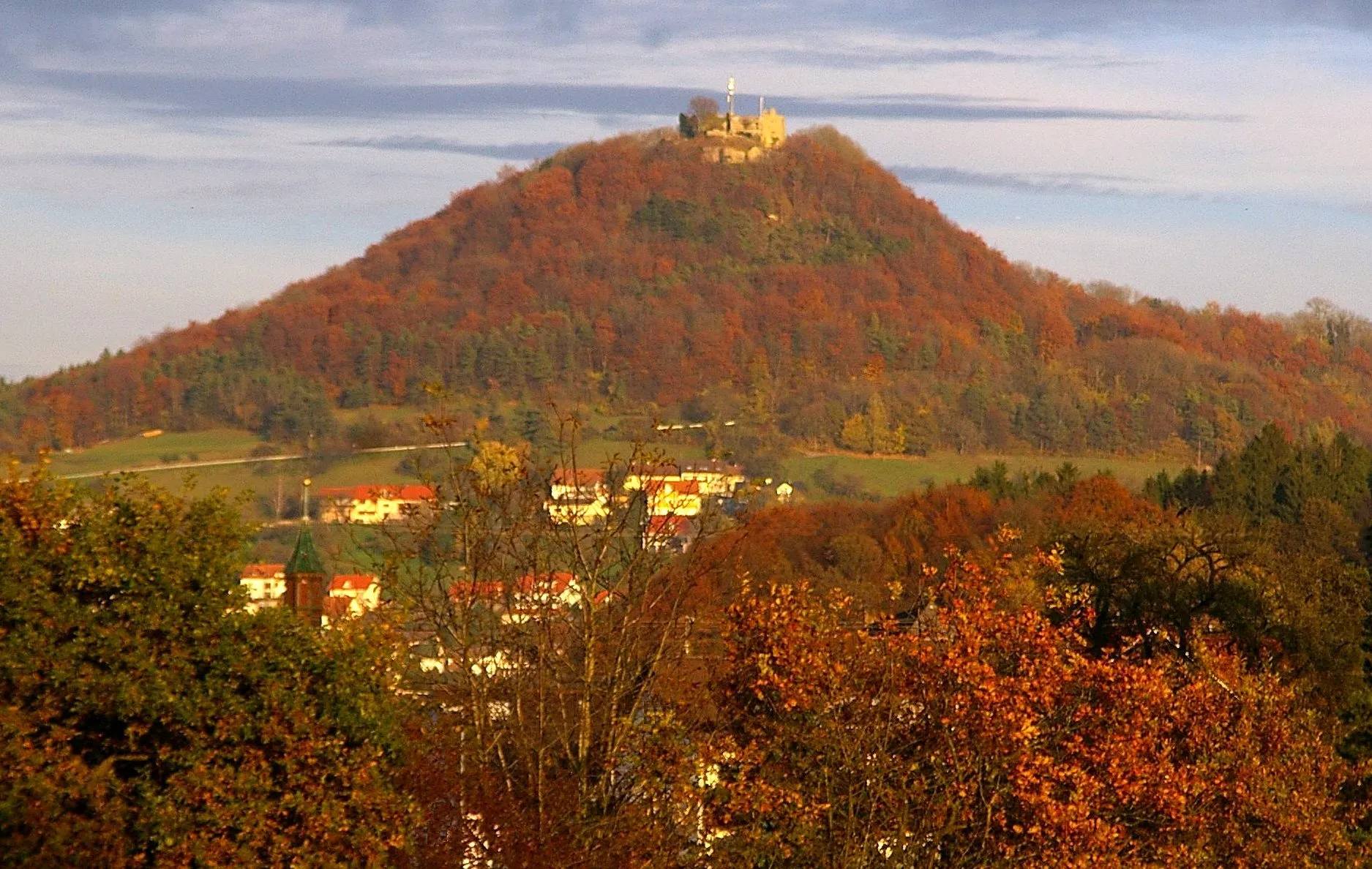 Photo showing: Küssaburg und Bechtersbohl