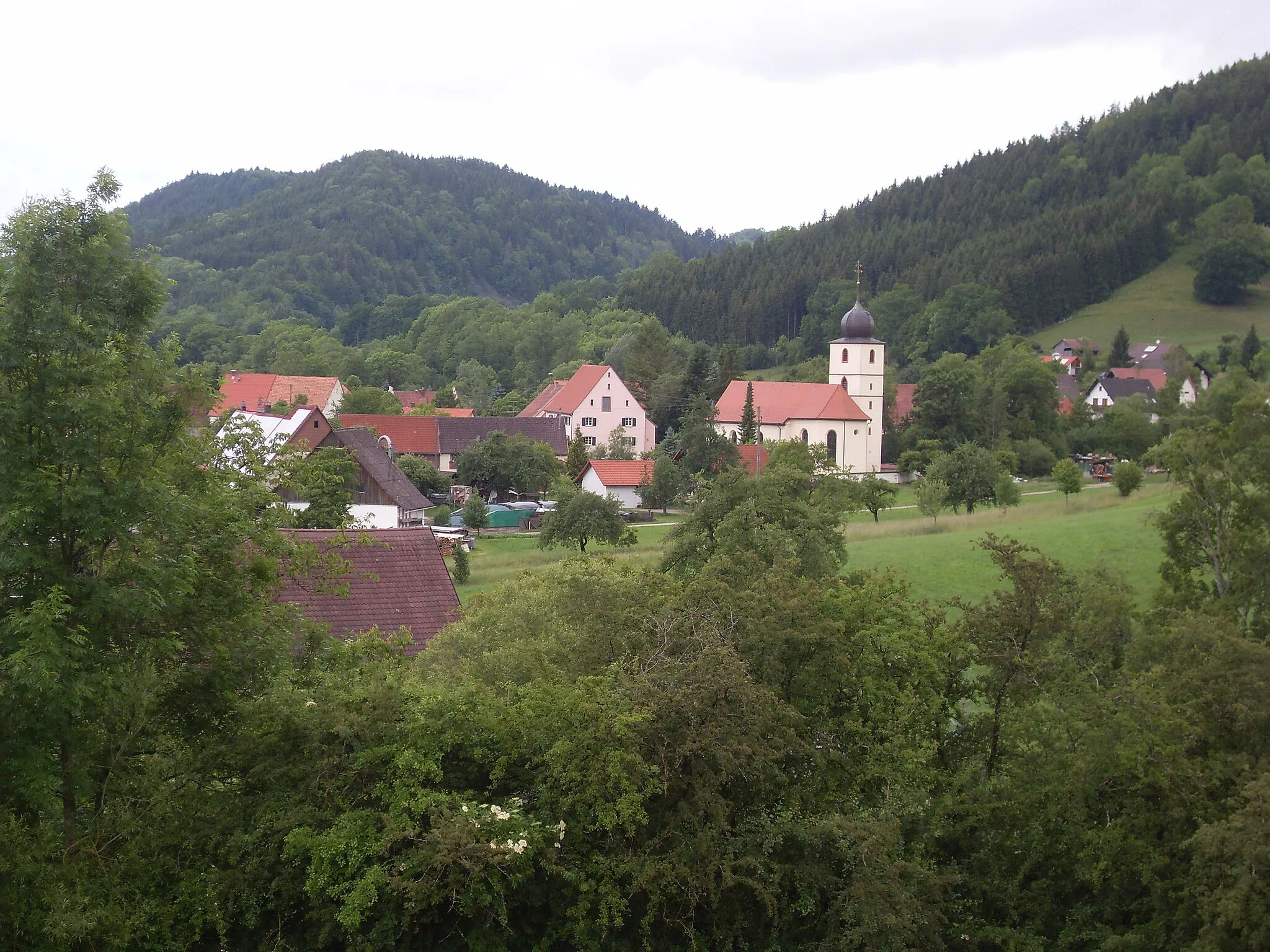 Photo showing: Achdorf, municipality of Blumberg, Baden-Württemberg, Germany