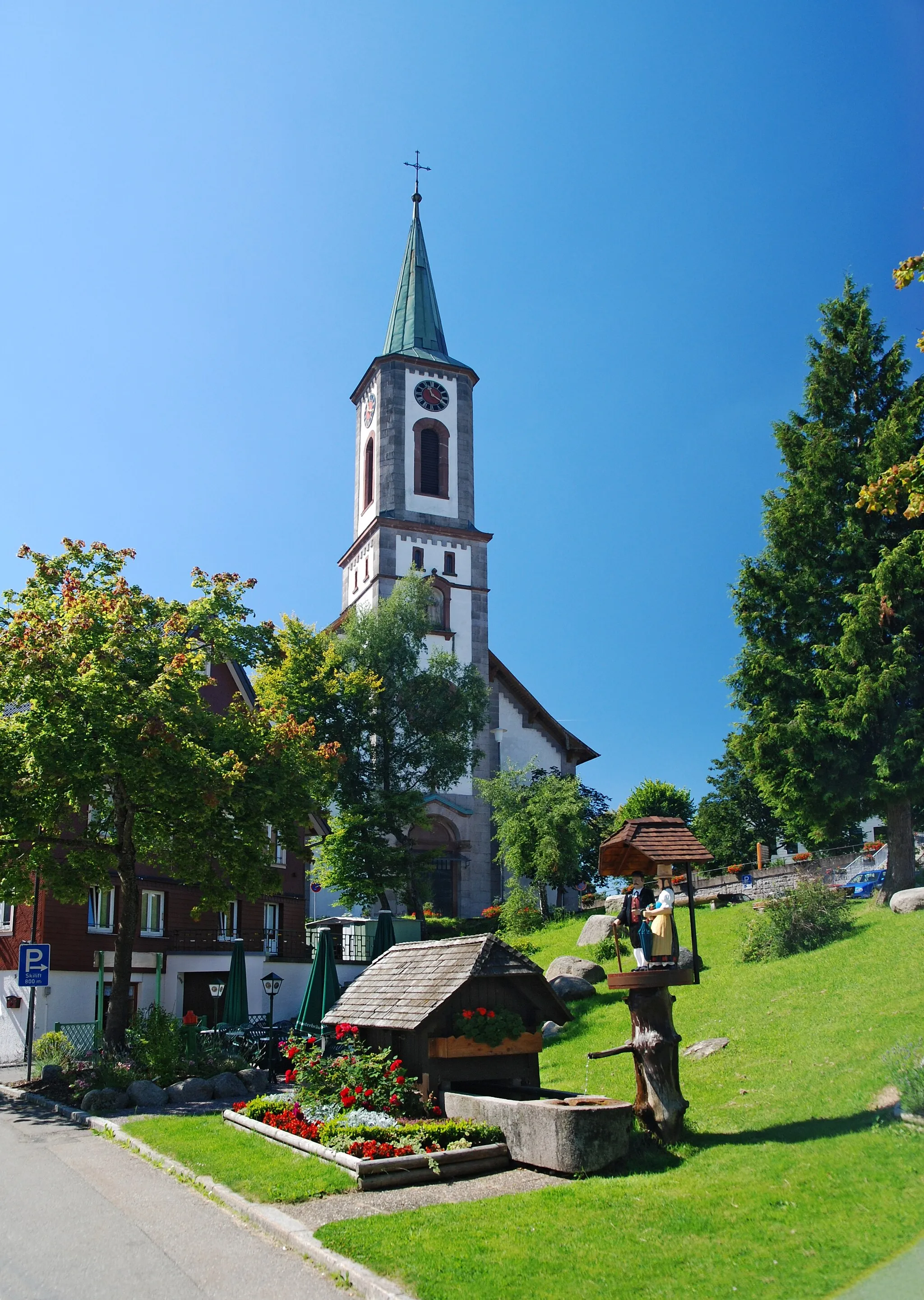 Photo showing: St. Antonius in Schönwald/Schwarzwald